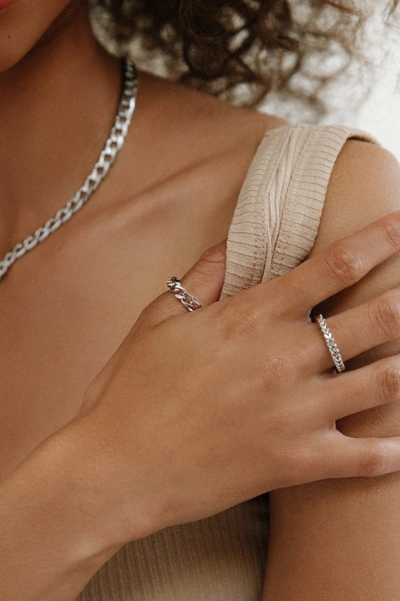 Chain Ring - Silver - AYUNA