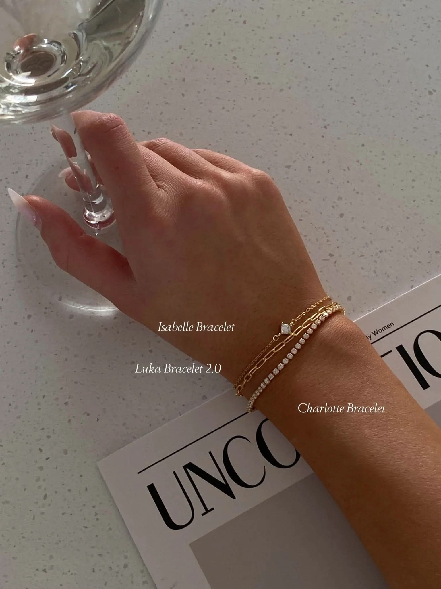 Charlotte Bracelet - Gold - AYUNA