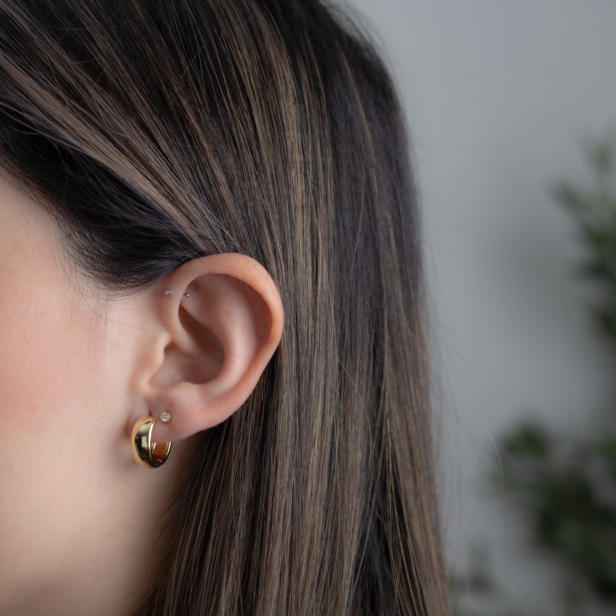 Chunky Olivia Hoops - AYUNA