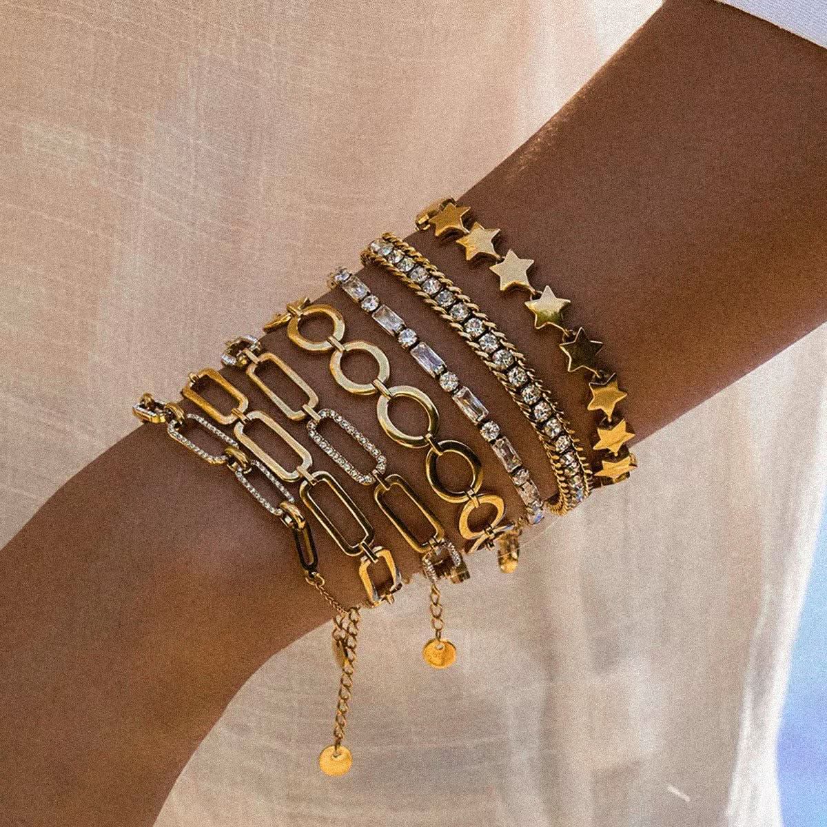 Chunky Paperclip Chain Bracelet - AYUNA