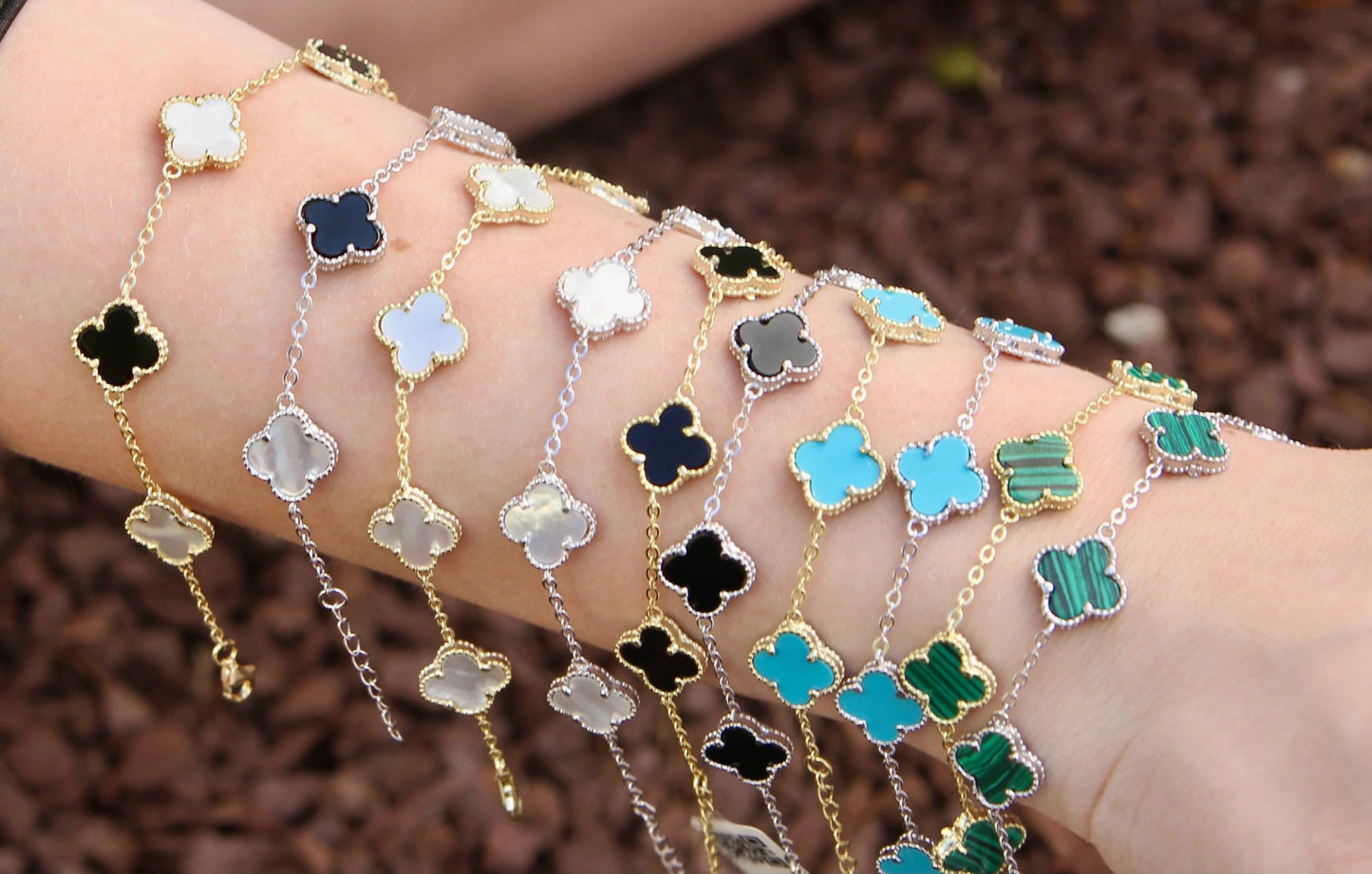 Clover Bracelet Set - AYUNA