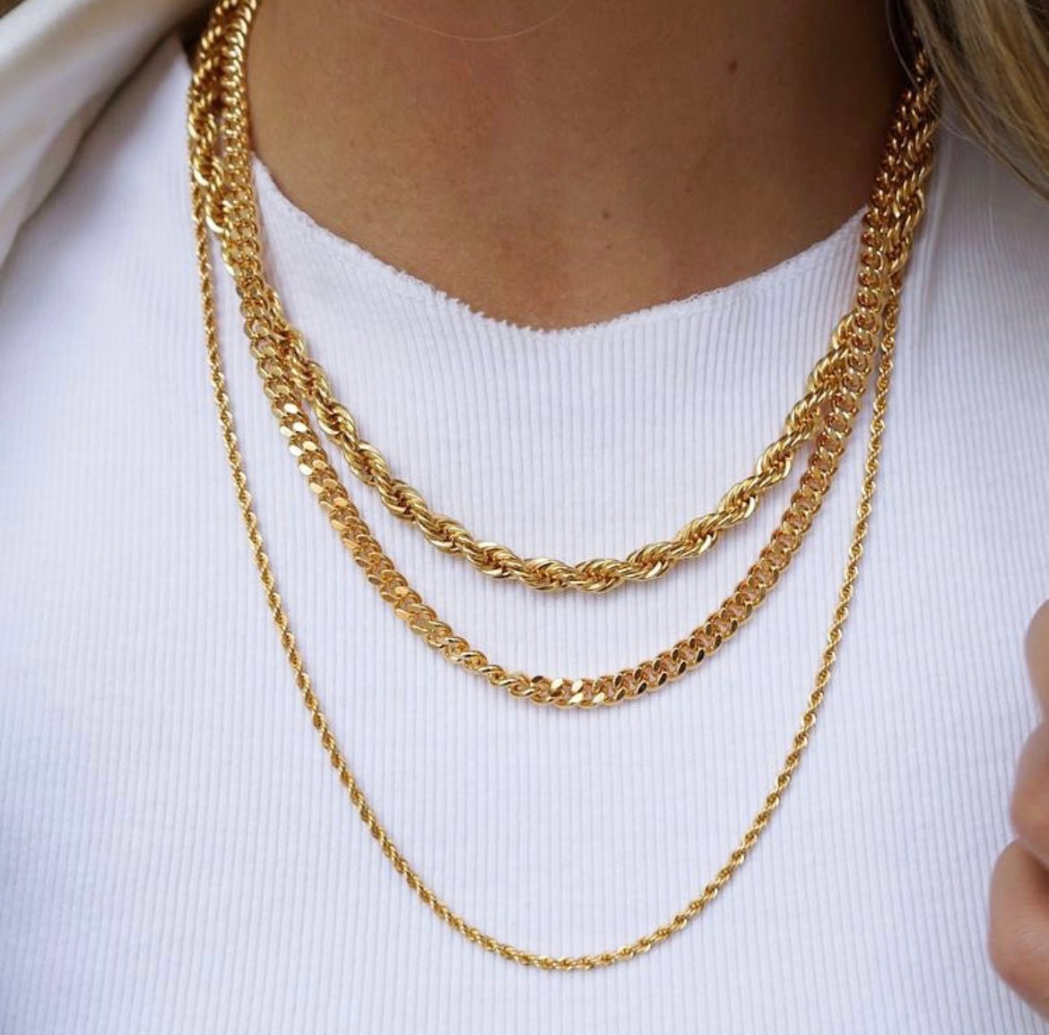Cuban Chain Necklace - AYUNA