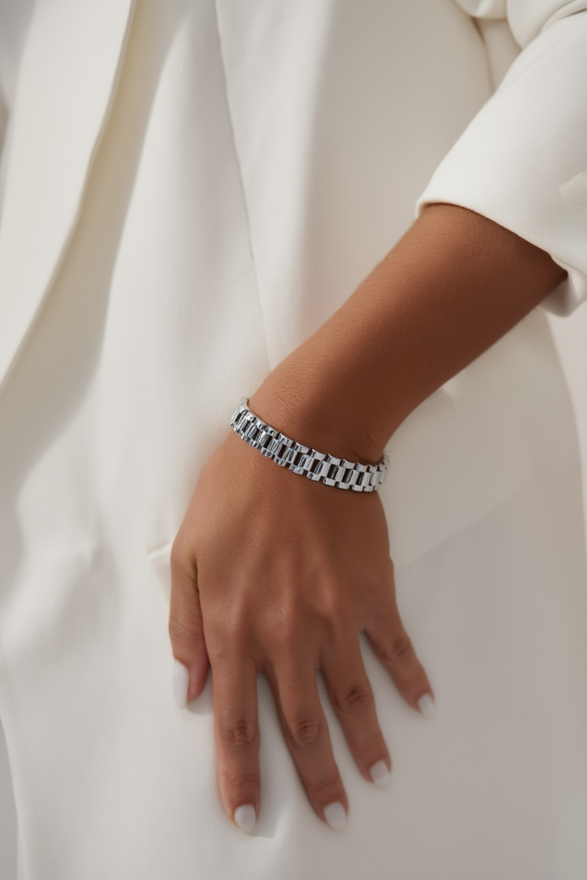 Presidente Bracelet - Silver