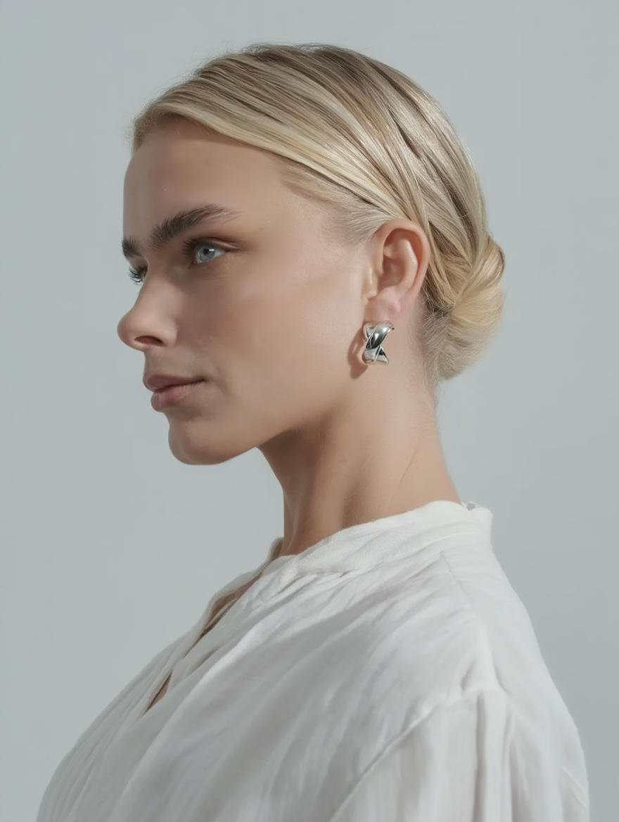 Zaria Earrings – Silver