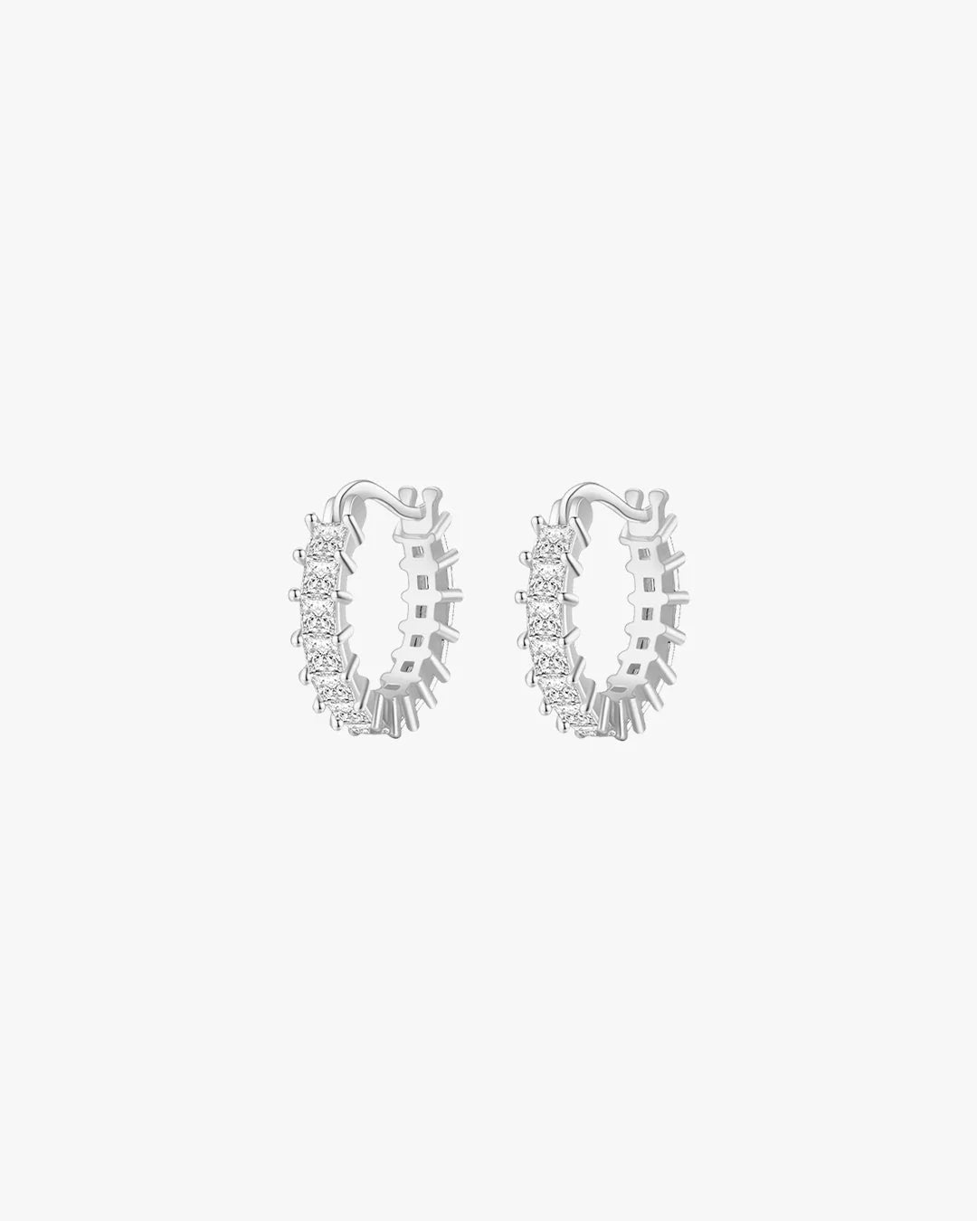 Dahlia Hoops - Silver - AYUNA