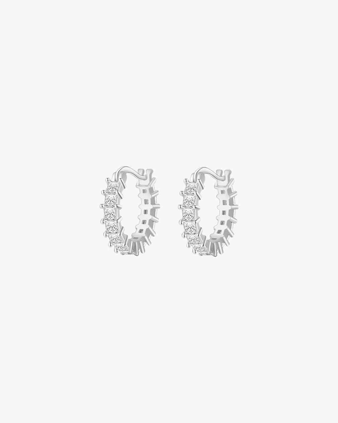 Dahlia Hoops - Silver - AYUNA