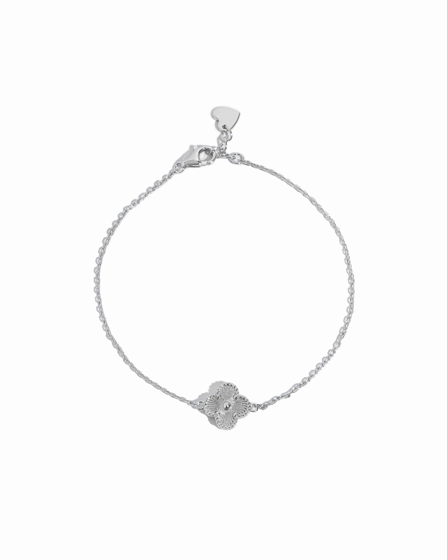 Dahlia Single Four Leaf Clover Bracelet - AYUNA