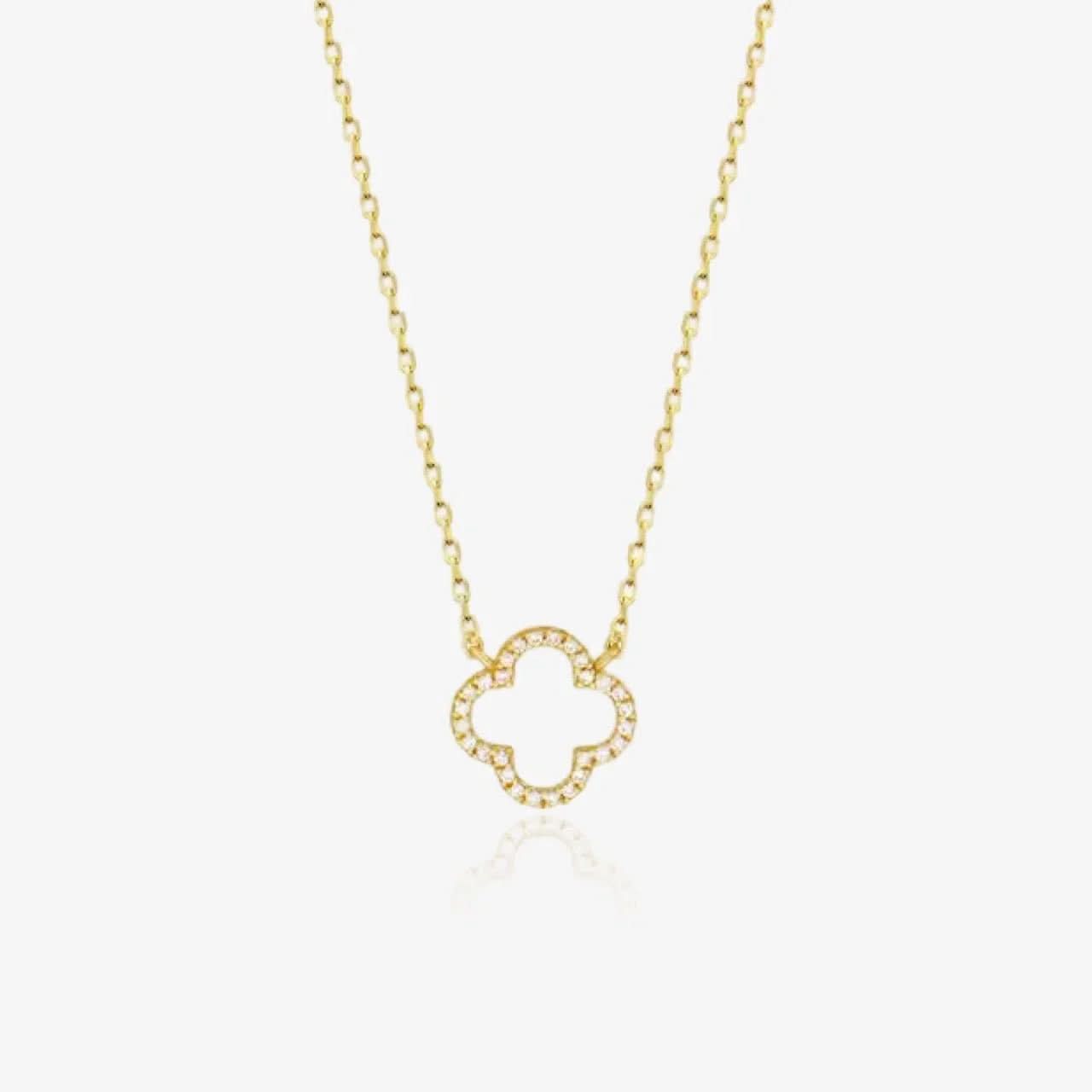 Dainty Clover Necklace - AYUNA
