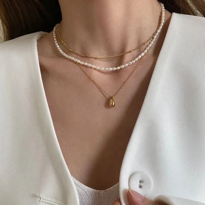 Dainty Droplet Necklace - AYUNA
