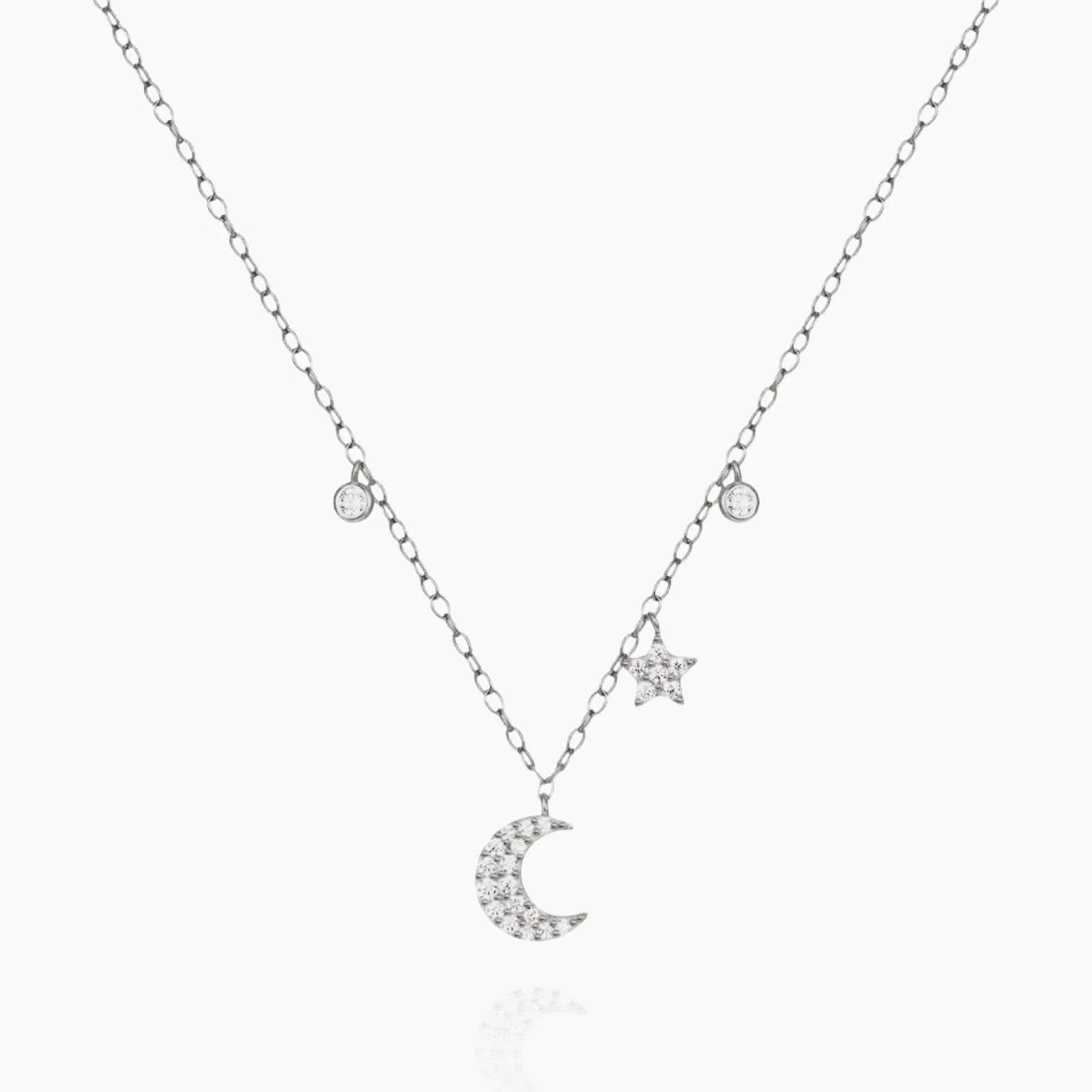 Dainty Moon Necklace - AYUNA