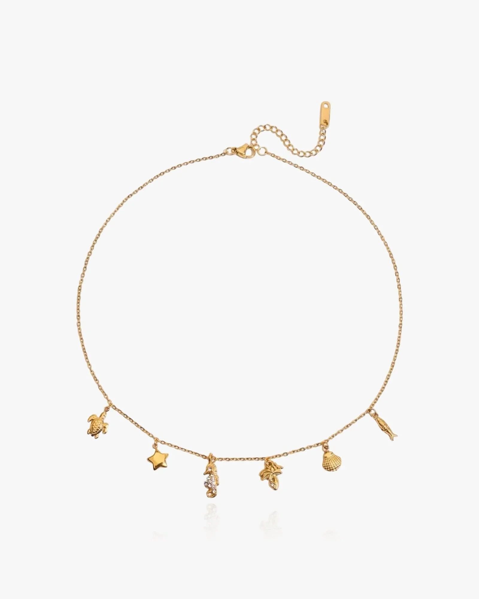 Dainty Summer Charms Necklace - AYUNA