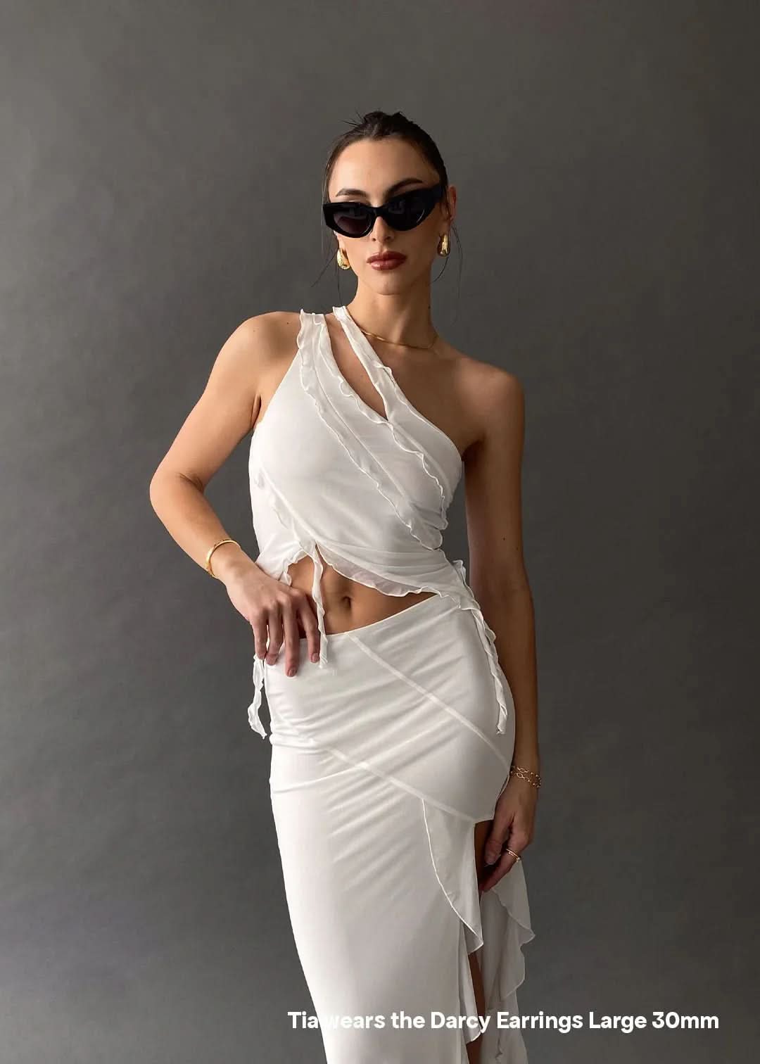 Darcy Earrings - Gold - AYUNA