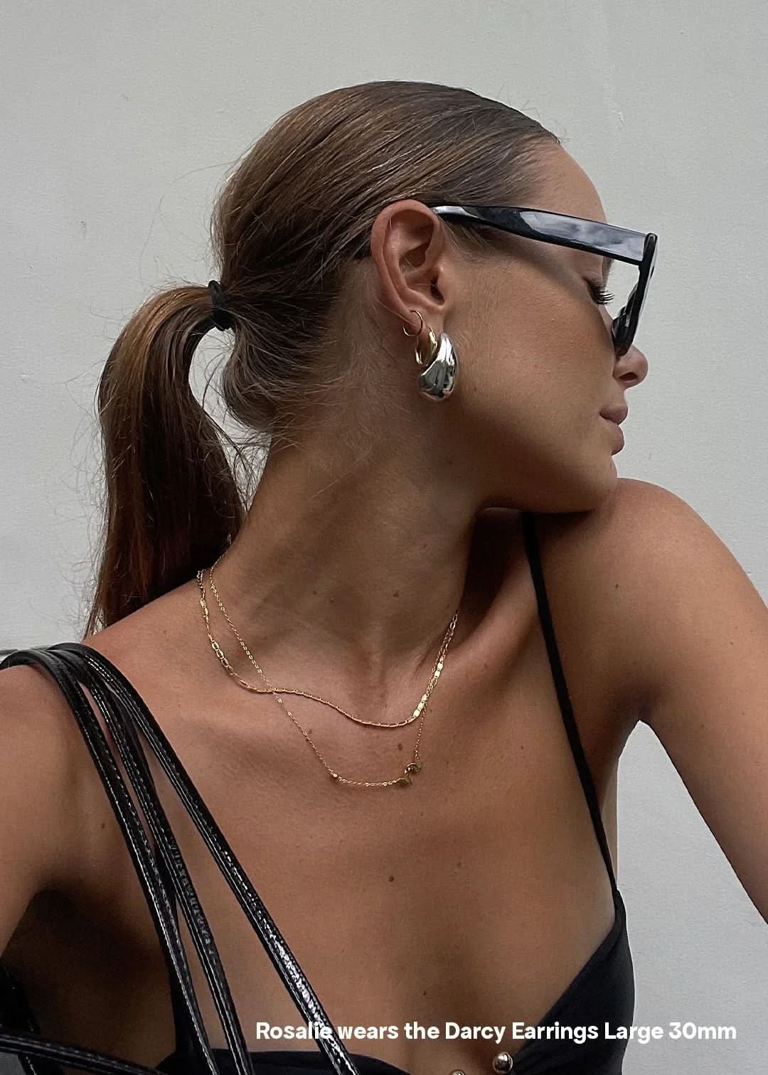 Darcy Earrings - Silver - AYUNA