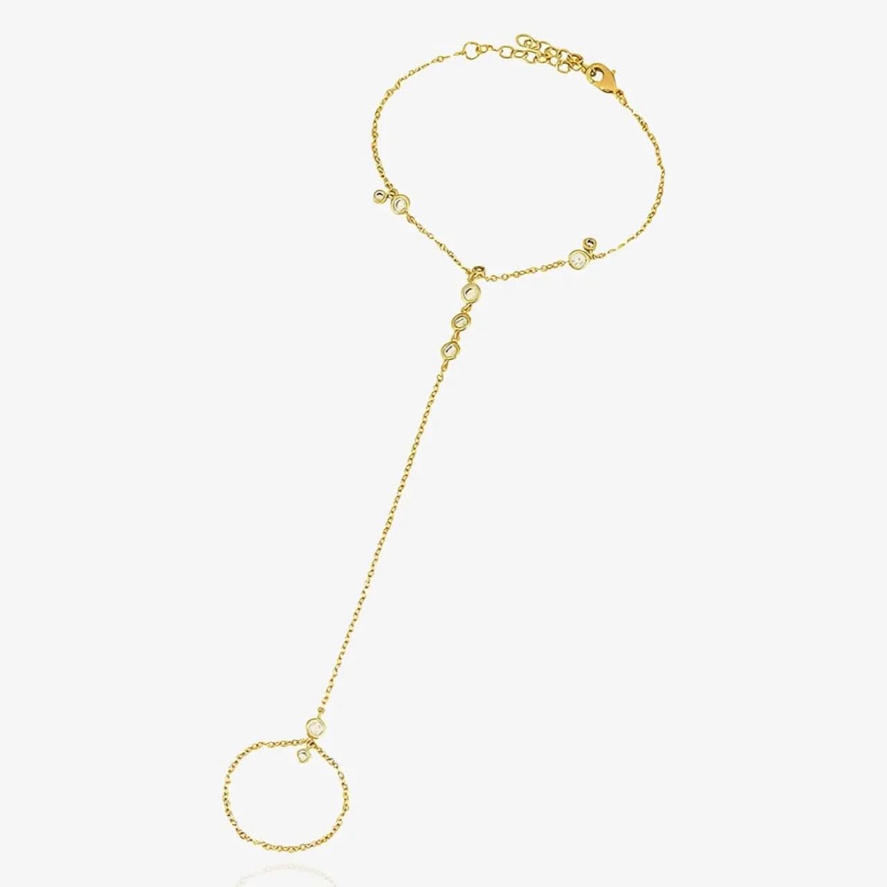 Delicate Crystal Hand Chain - AYUNA