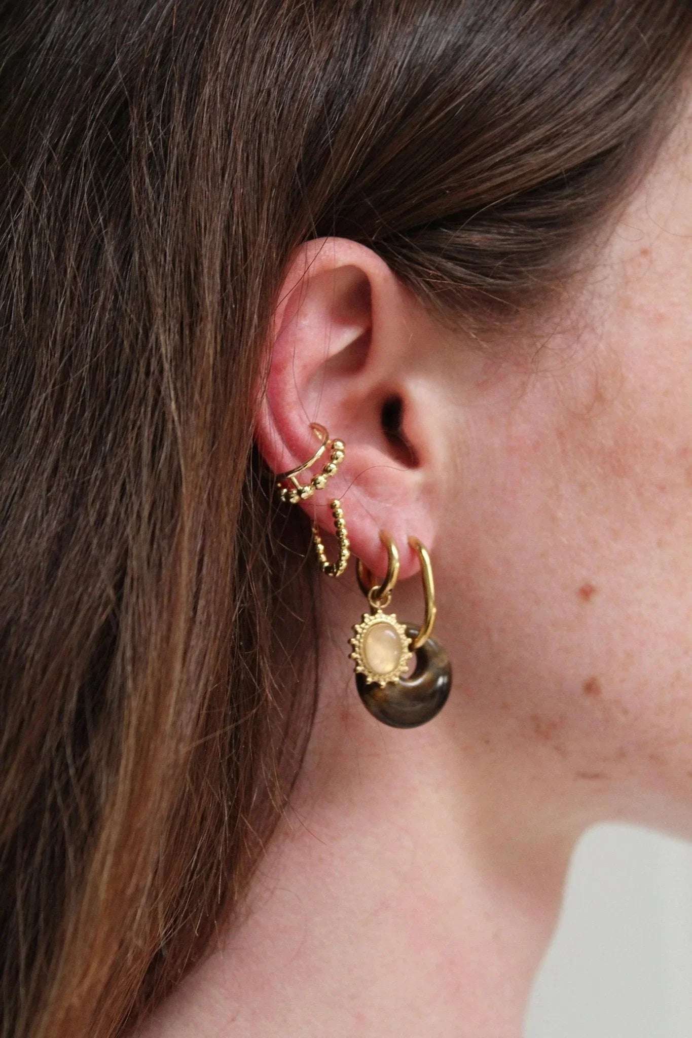 Double Dotted Earcuff - AYUNA