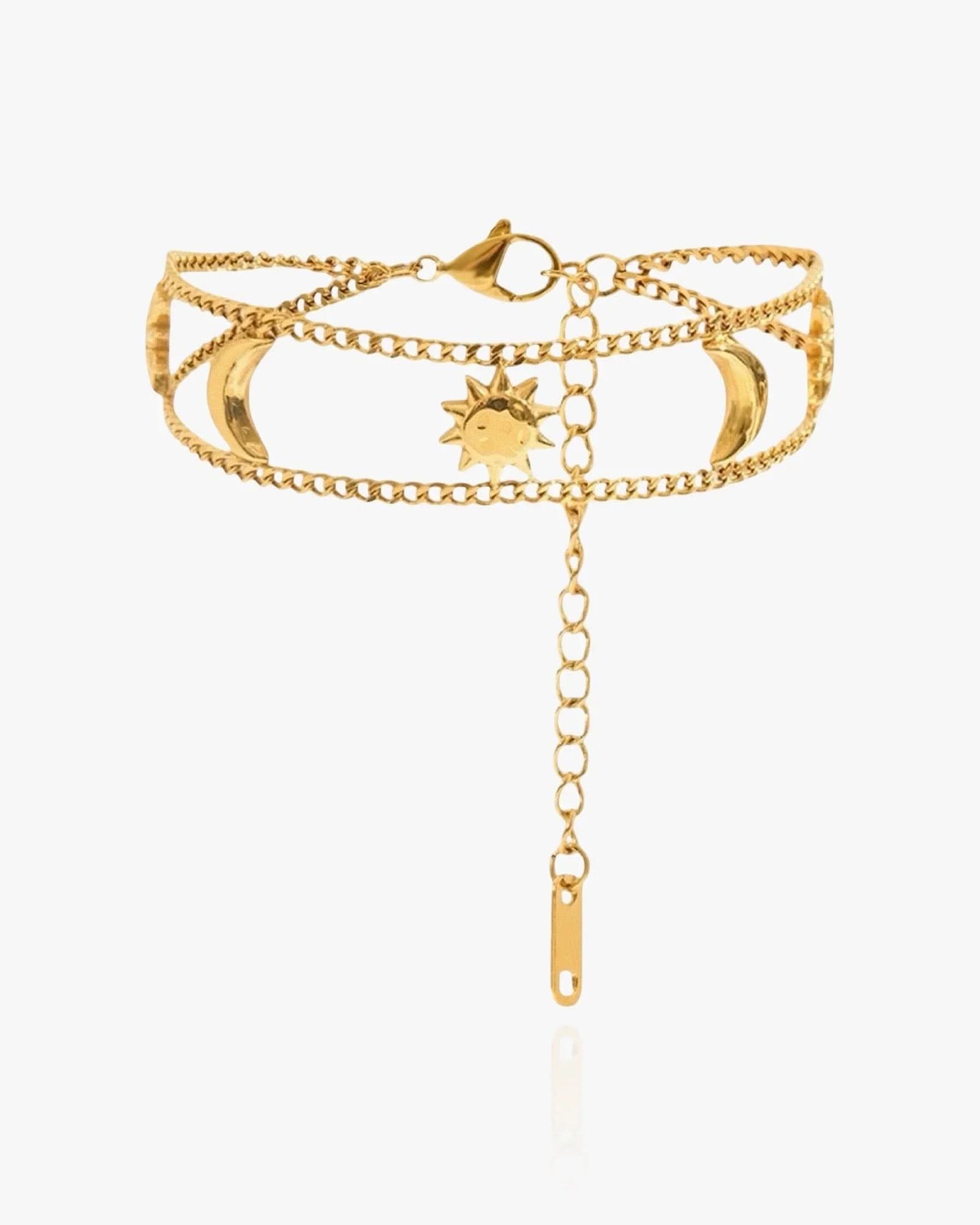 Double Sun And Moon Bracelet - AYUNA