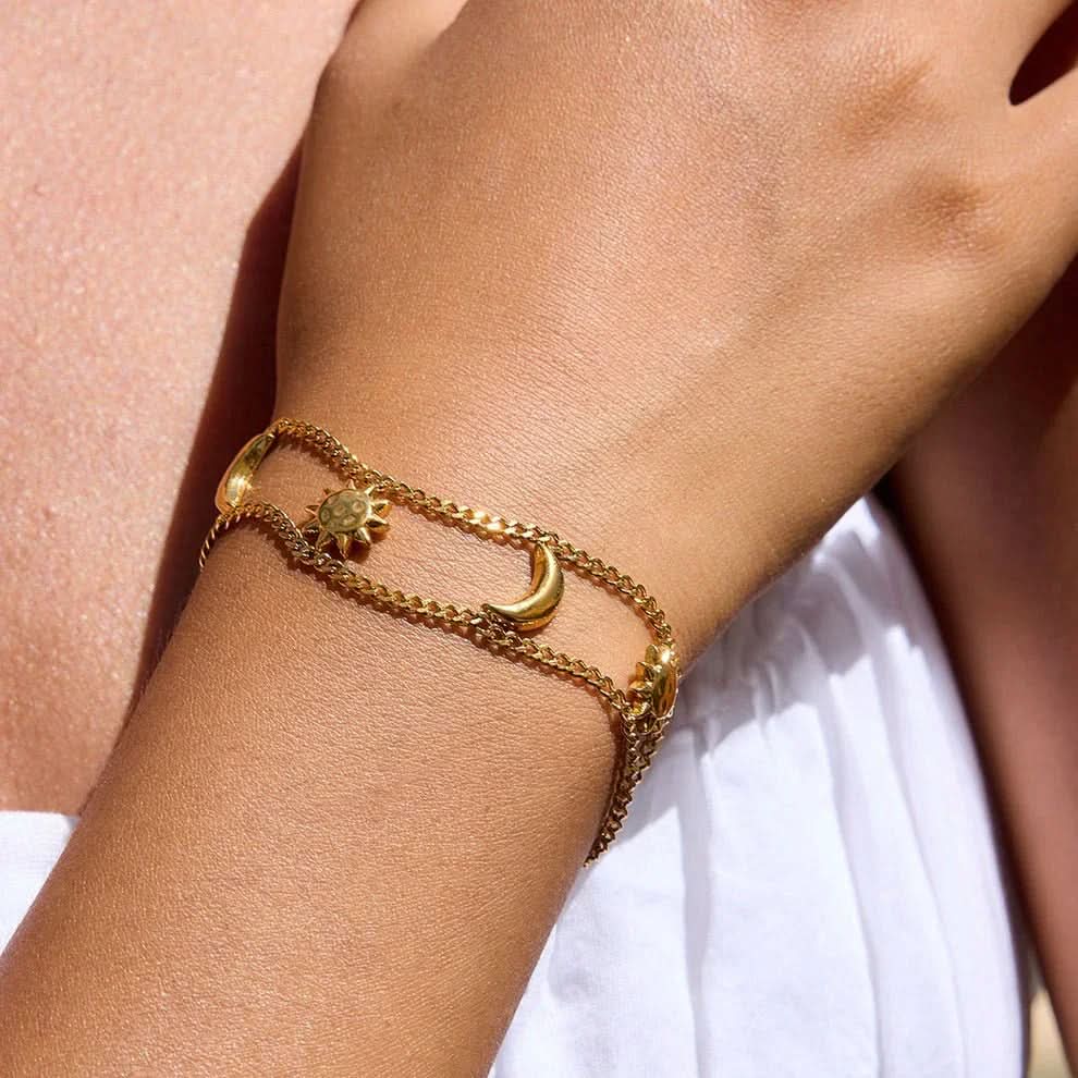 Double Sun And Moon Bracelet - AYUNA