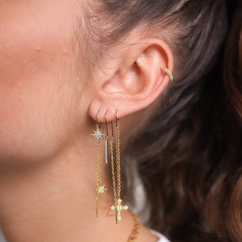 Dubble Star Earrings - AYUNA