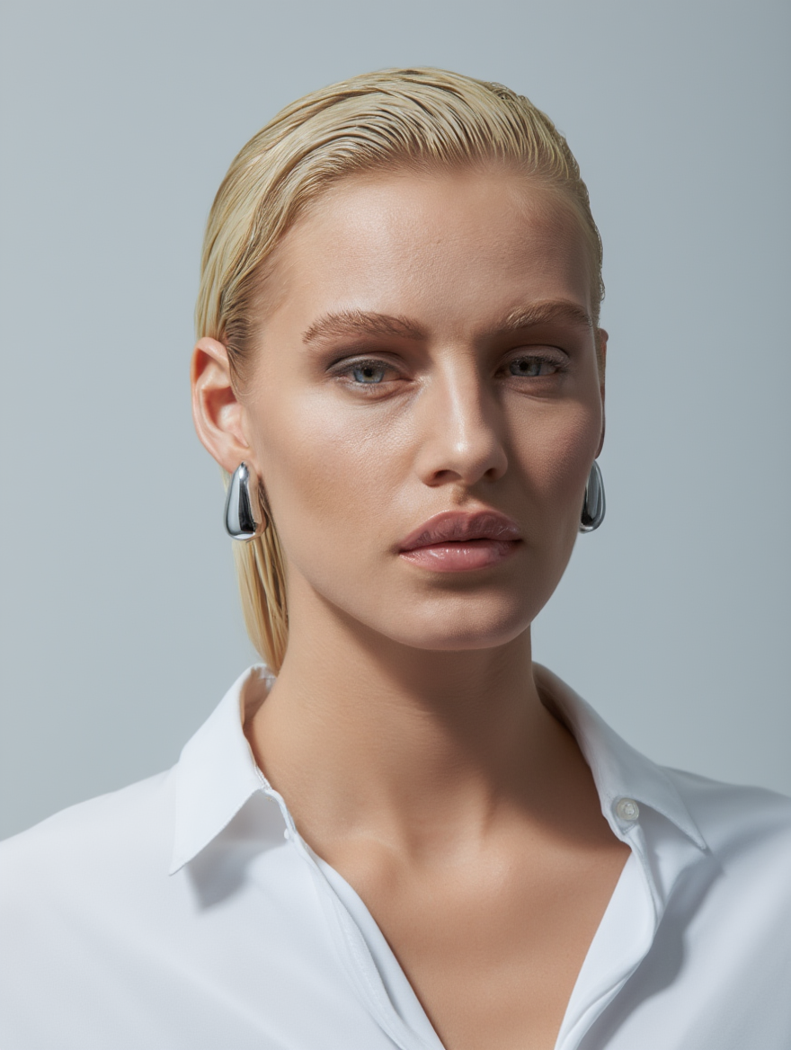 Selene Earrings - Silver