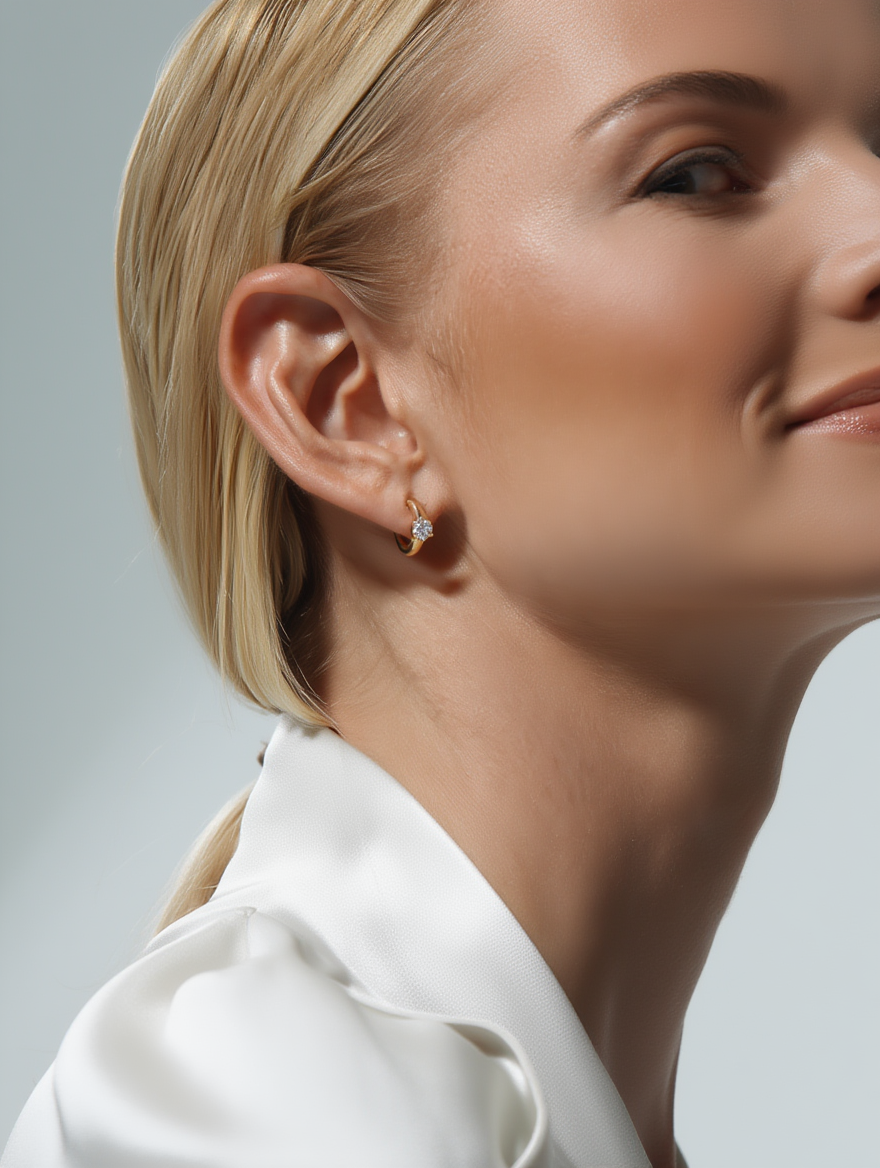 Daisy Earrings - Gold