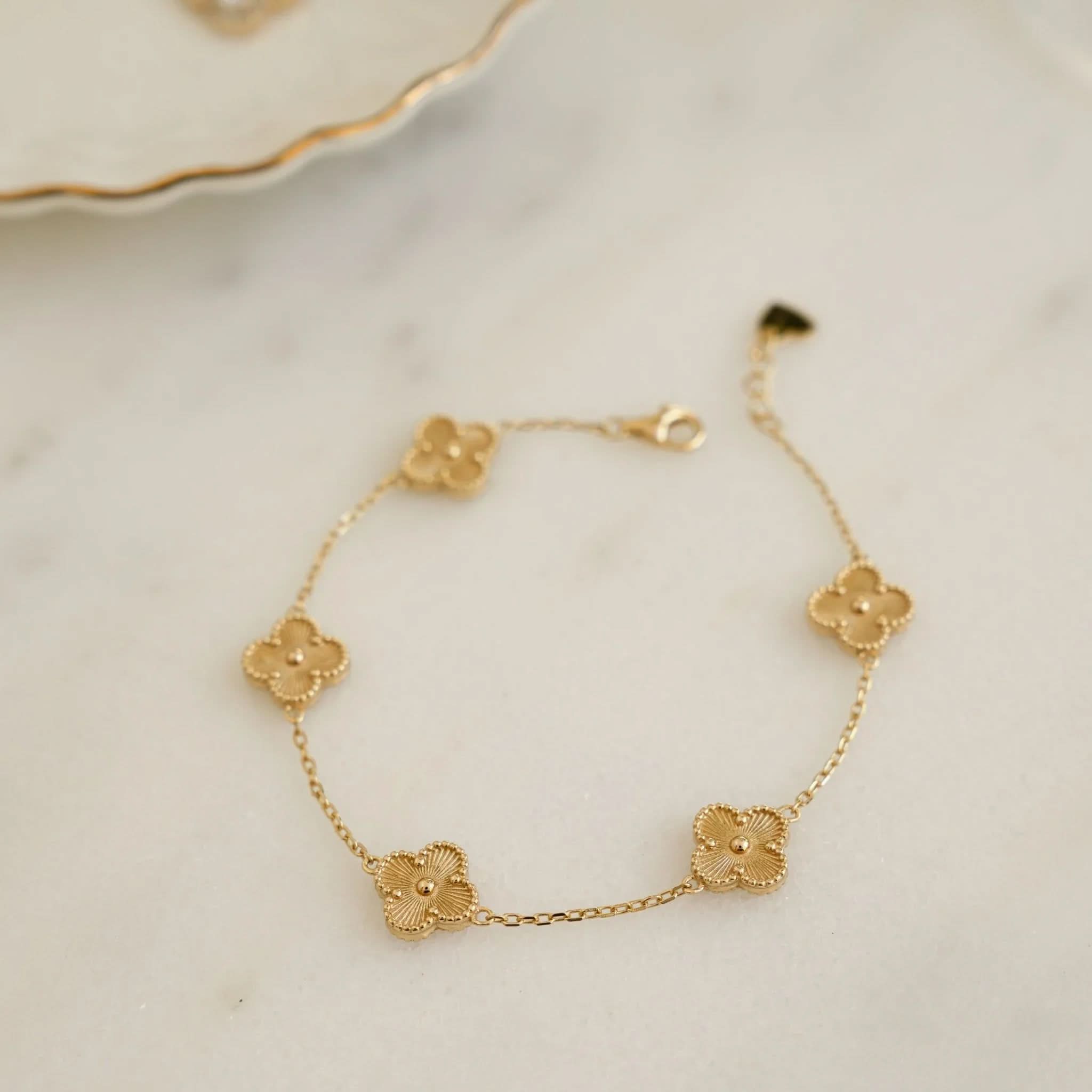 Ella Four Leaf Clover Bracelet - AYUNA