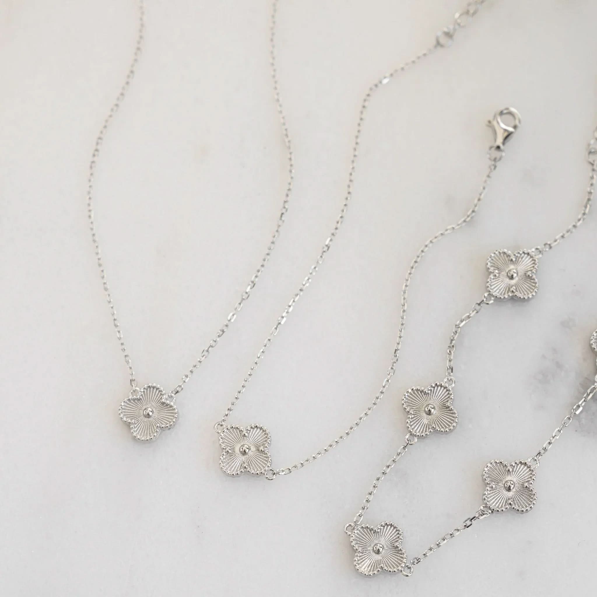 Ella Four Leaf Clover Necklace - AYUNA