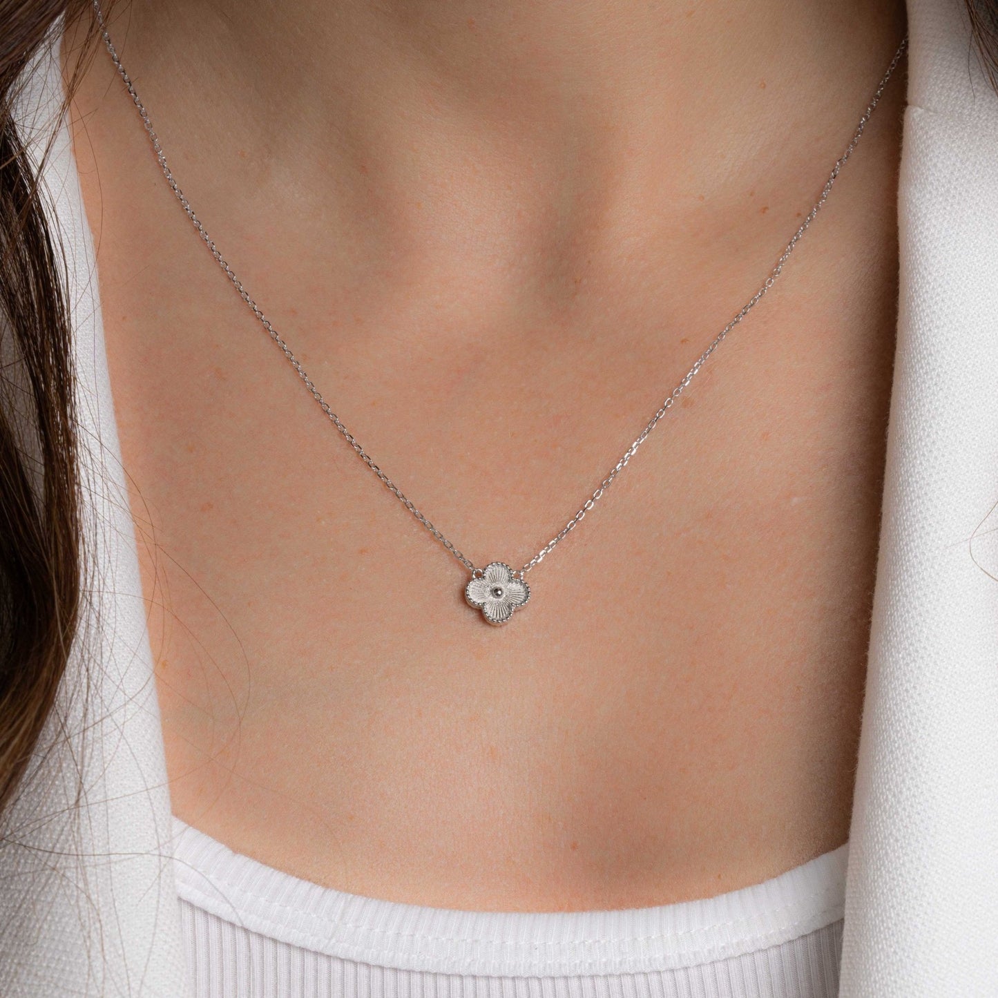 Ella Four Leaf Clover Necklace - AYUNA