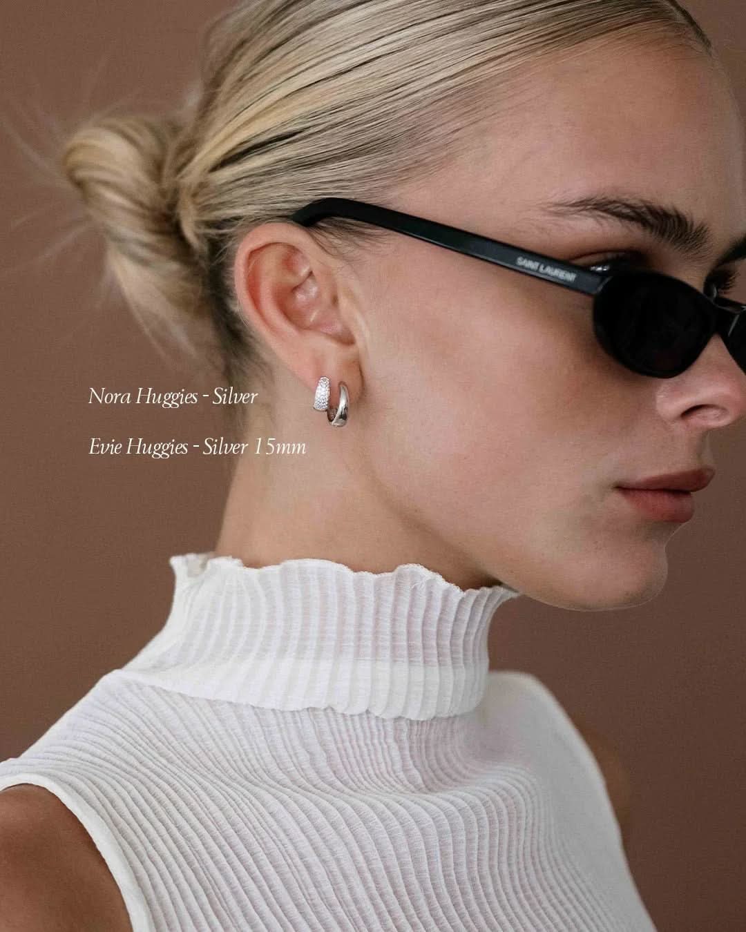 Evie Huggies - Silver - AYUNA