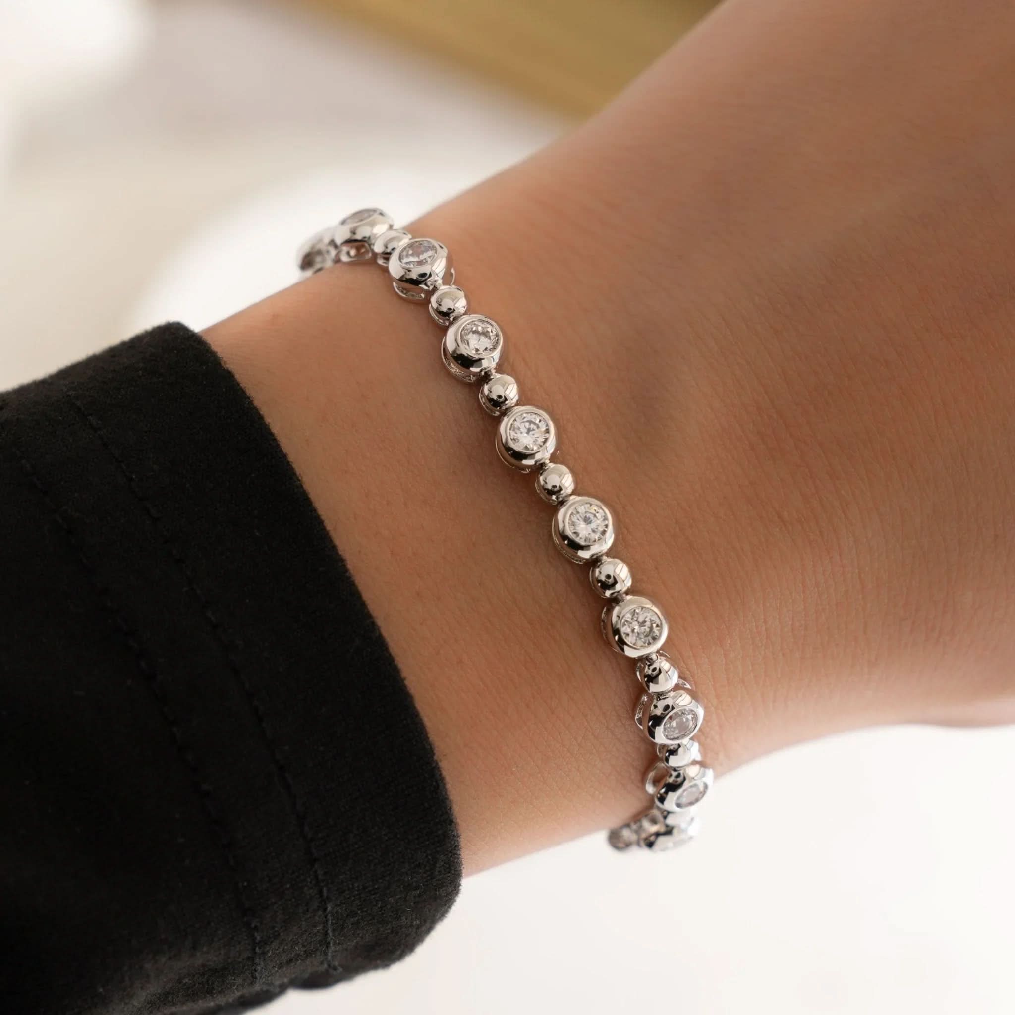 Evie Tennis Bracelet - AYUNA