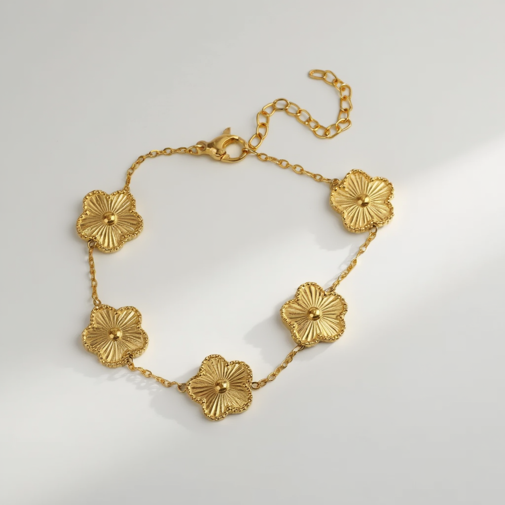 Flower Clover Bracelet