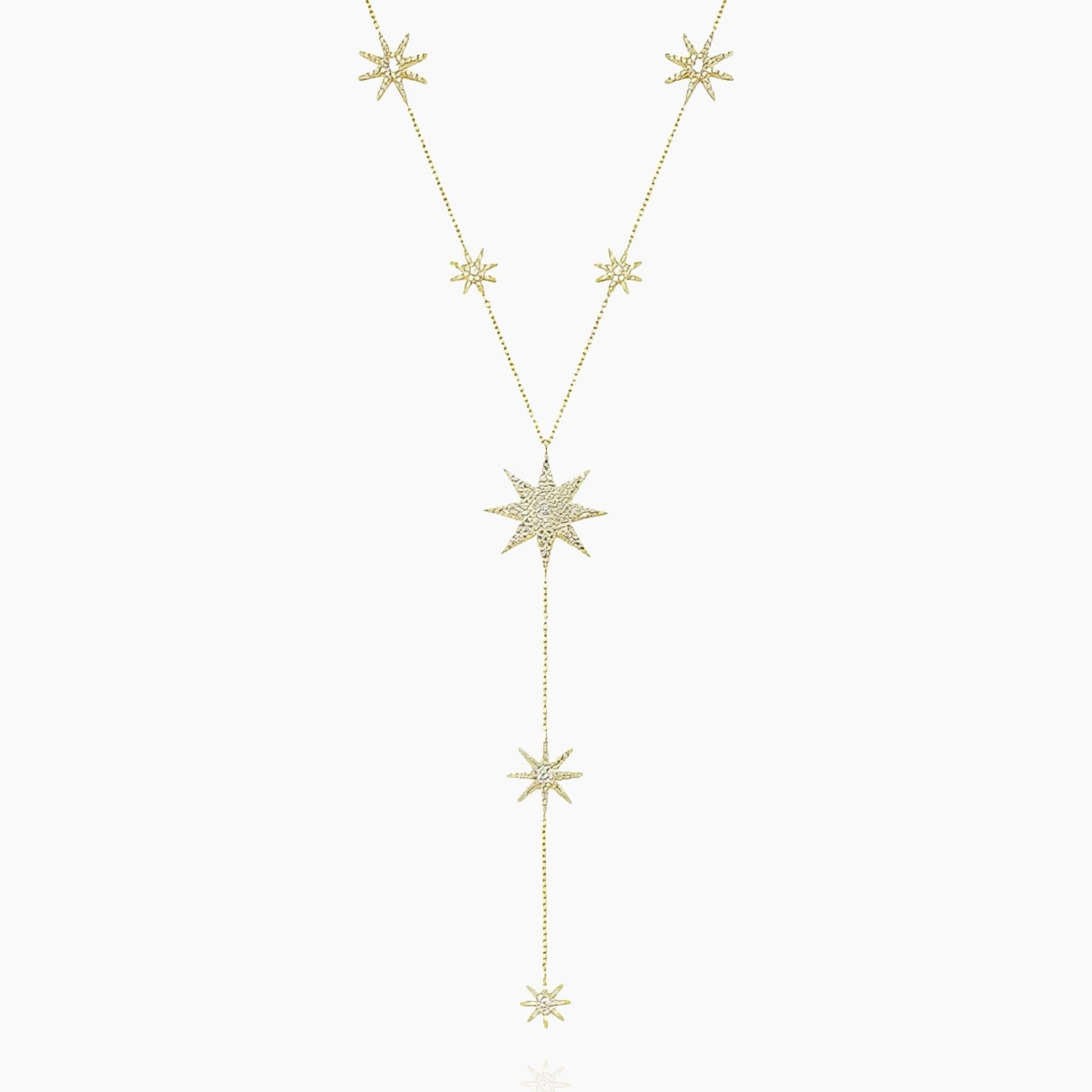 Festive Stars Y Shape Necklace - AYUNA