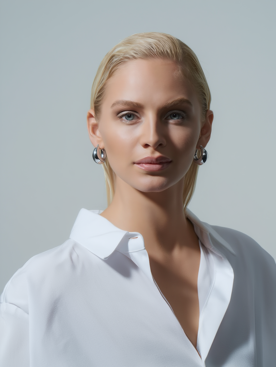 Liora Hoops - Silver