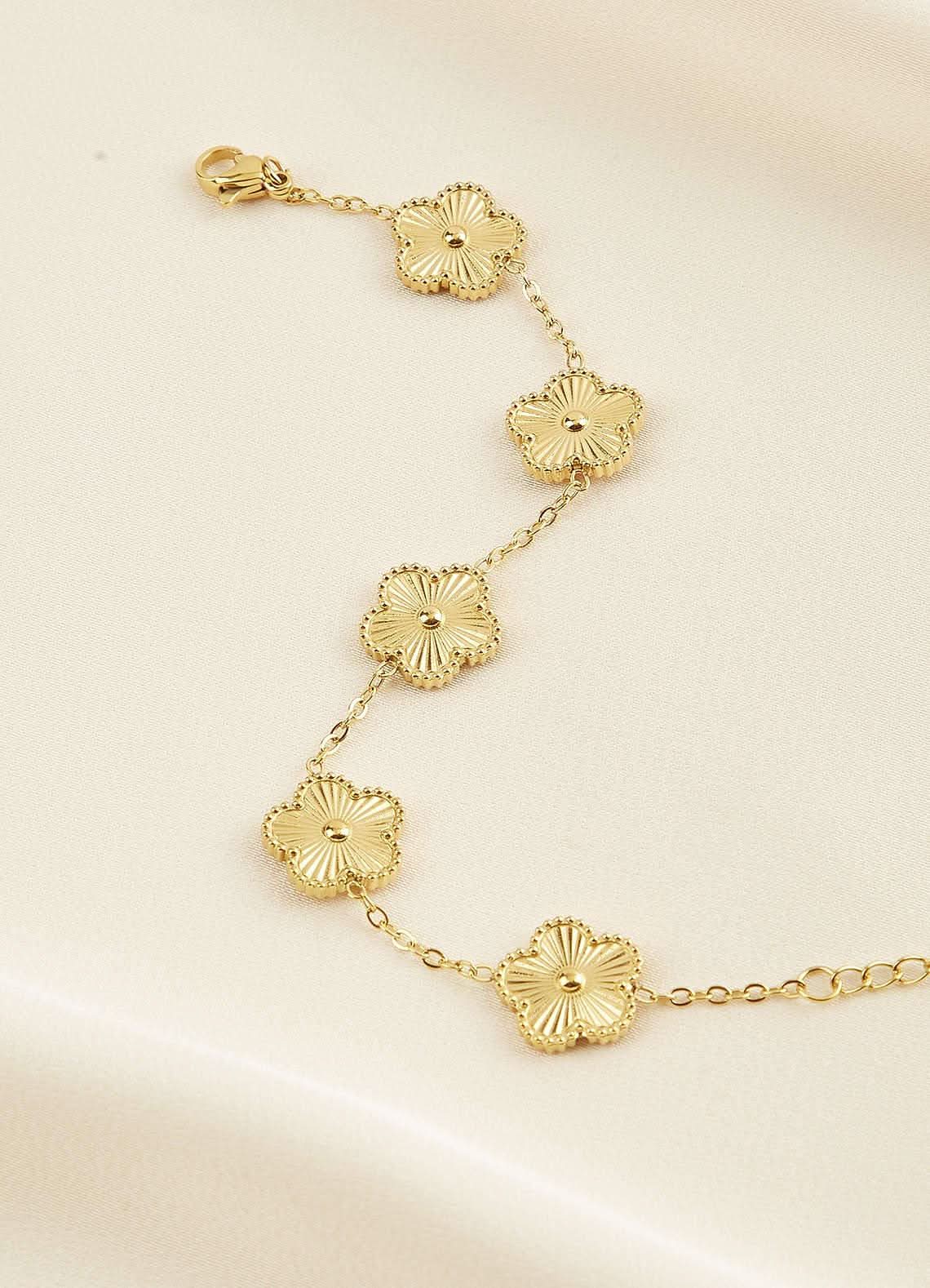 Flower Clover Bracelet - AYUNA