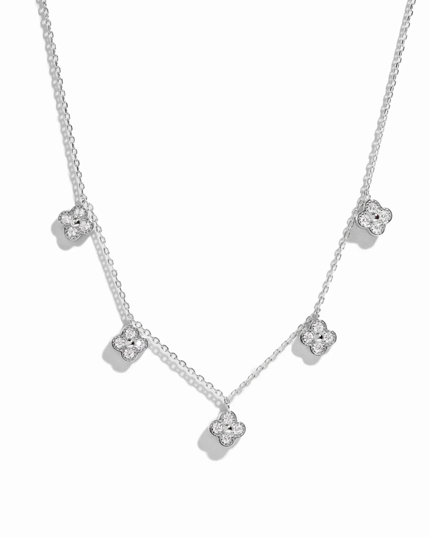 Four Leaf Clover Charm Necklace - AYUNA