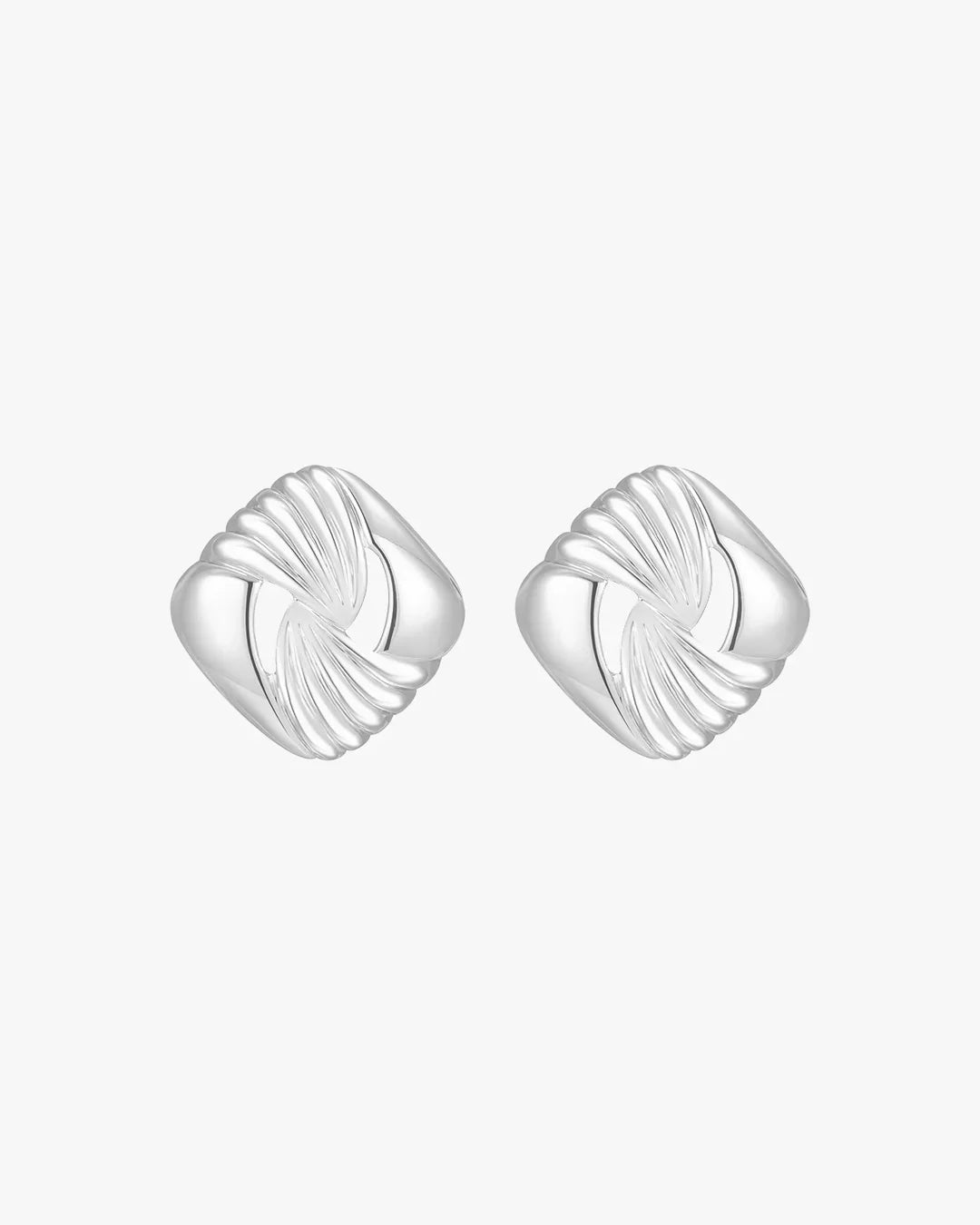 Gaia Earrings - Silver - AYUNA