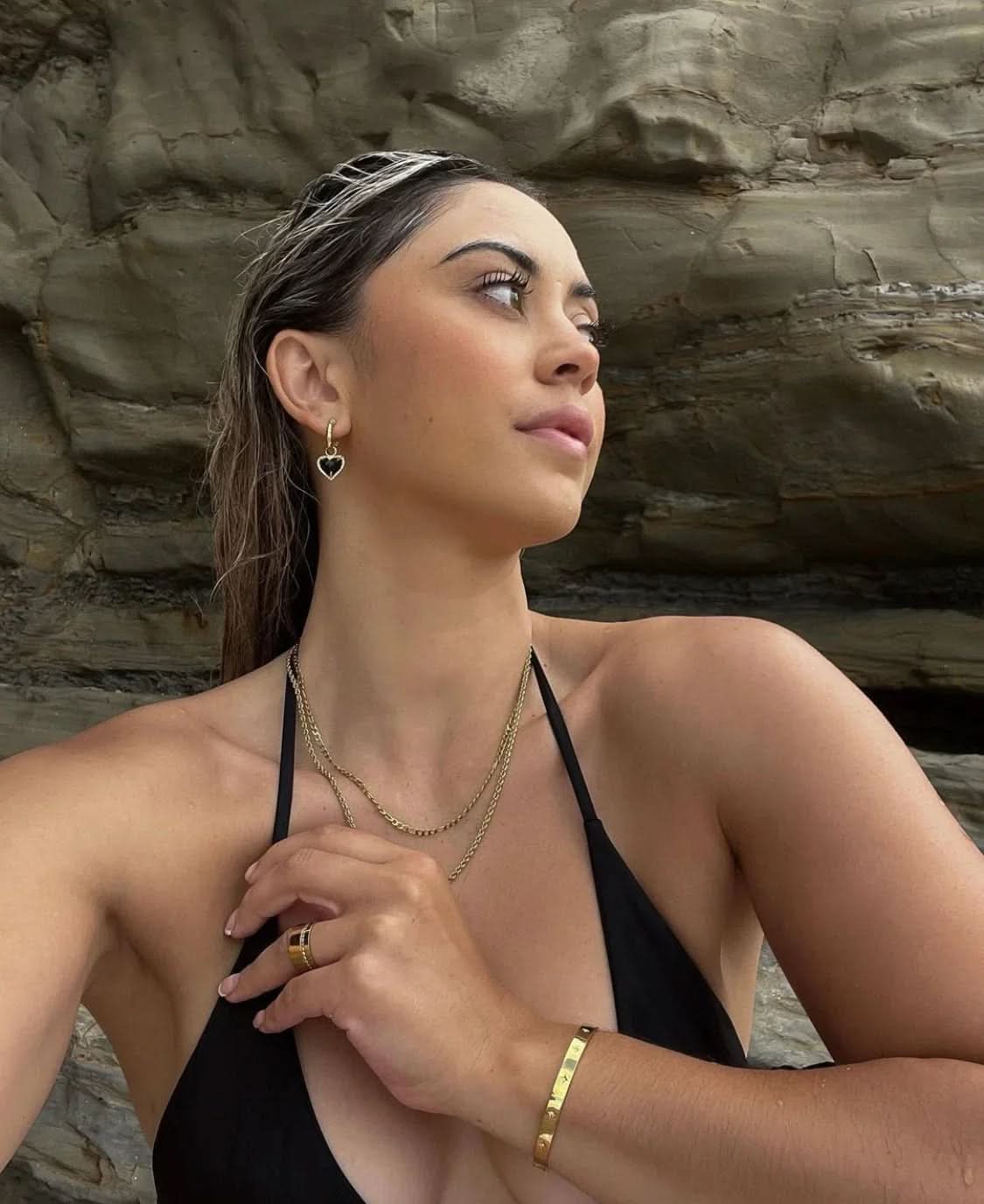 Gina Earrings - Gold - AYUNA