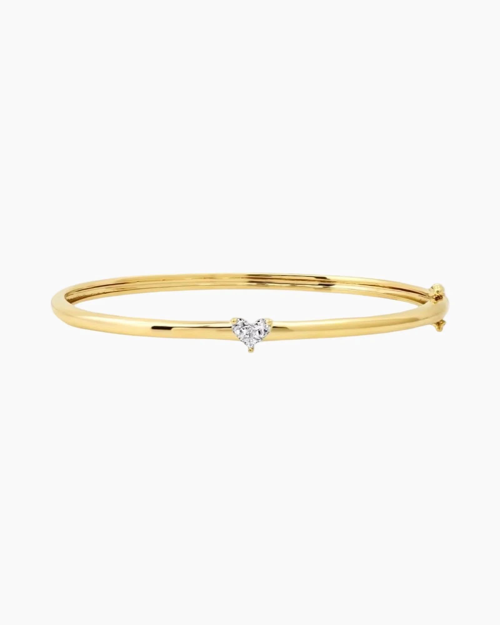 Heart Bangle Bracelet - AYUNA