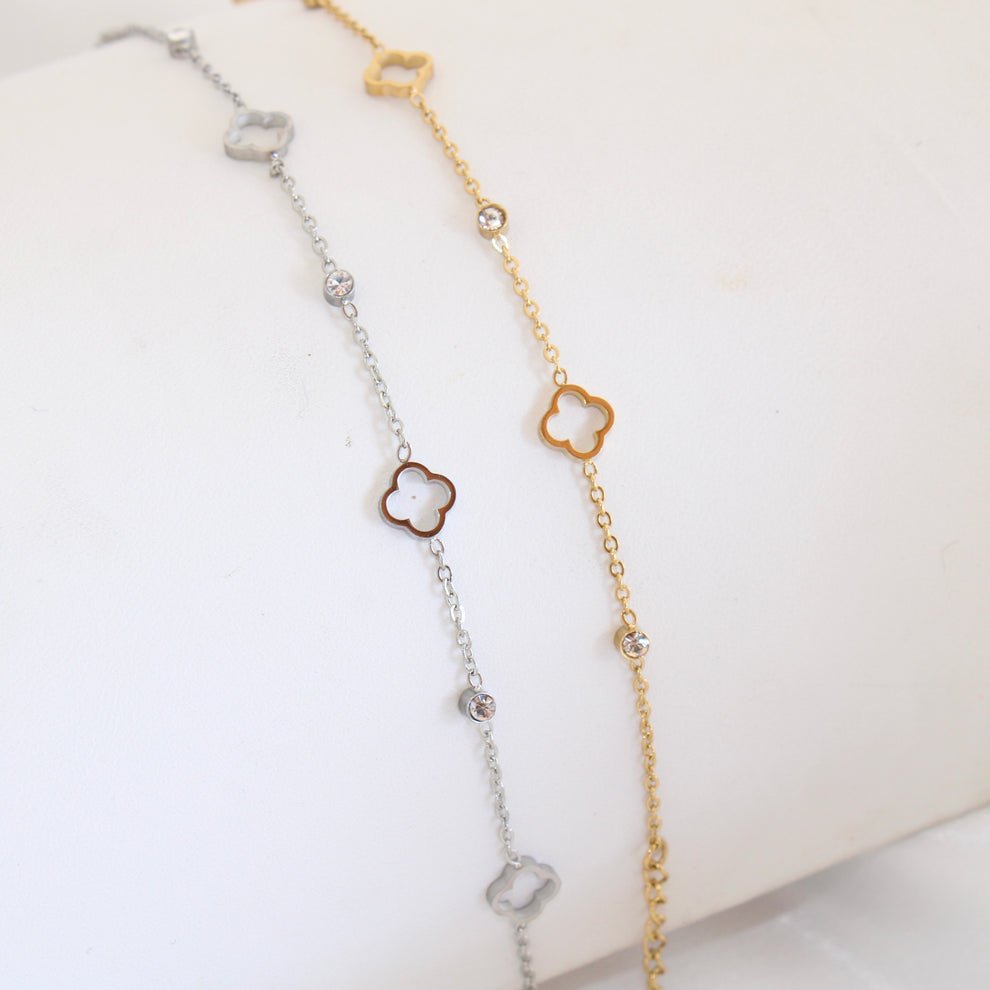 Hollow Out Clover Bracelet - AYUNA