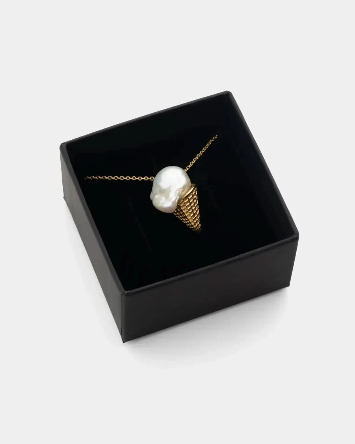 Ice Cream Baroque Pearl Necklace - AYUNA