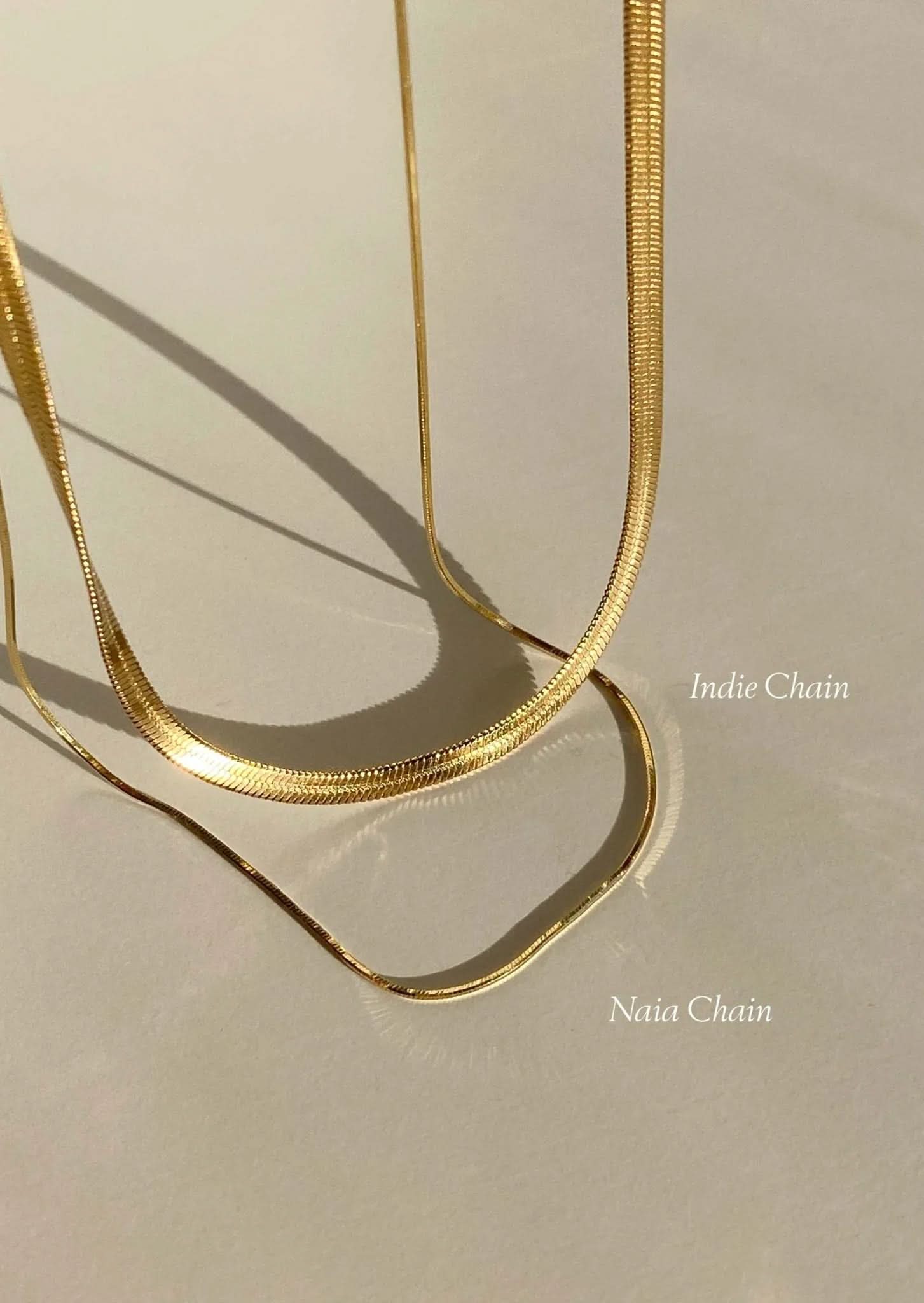 Indie Chain 3mm - Gold - AYUNA