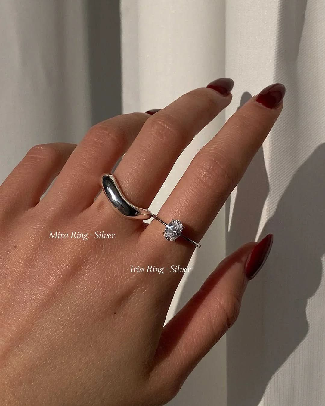 Iriss Ring - Silver - AYUNA