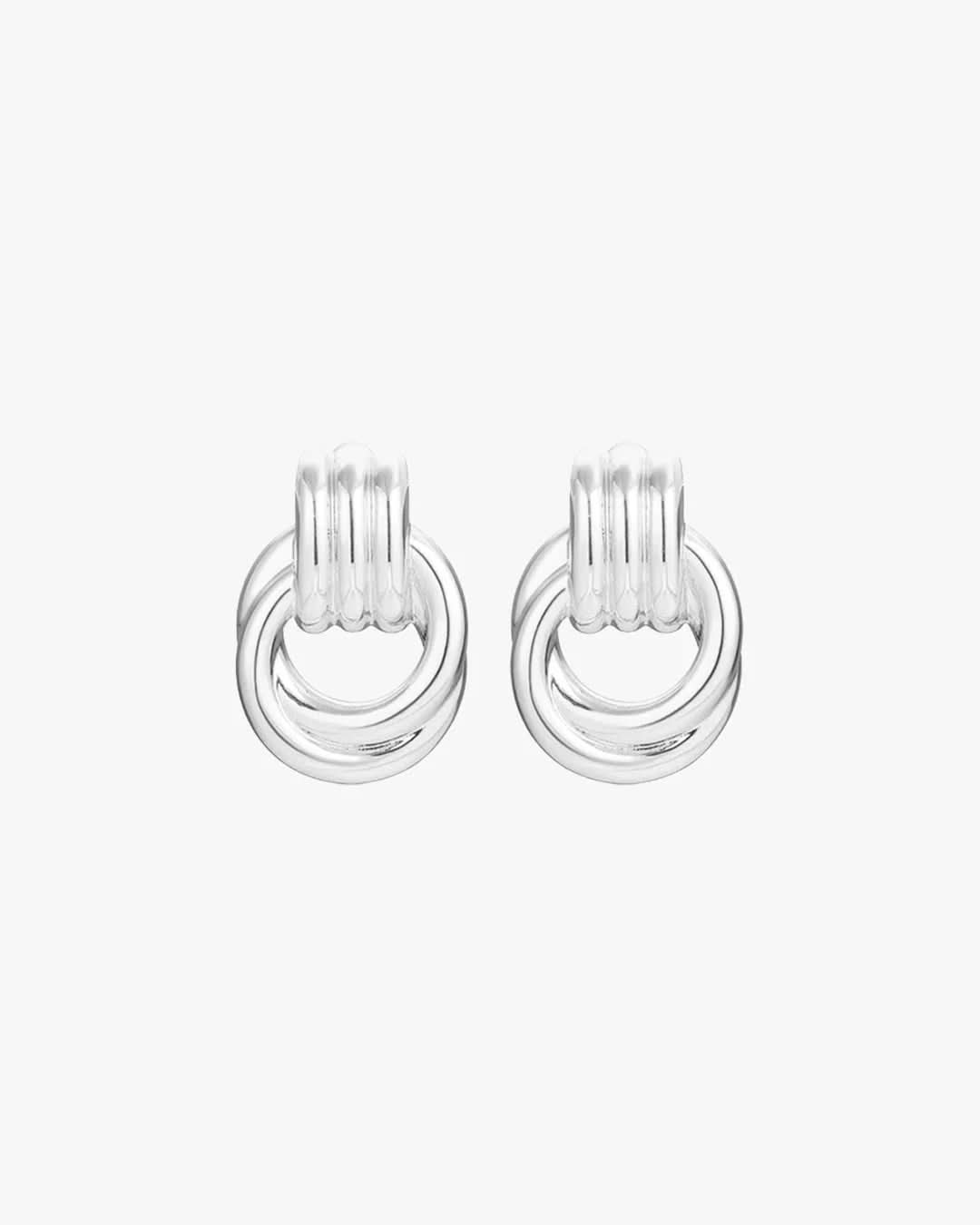 Jacquie Earrings Mini - Silver - AYUNA