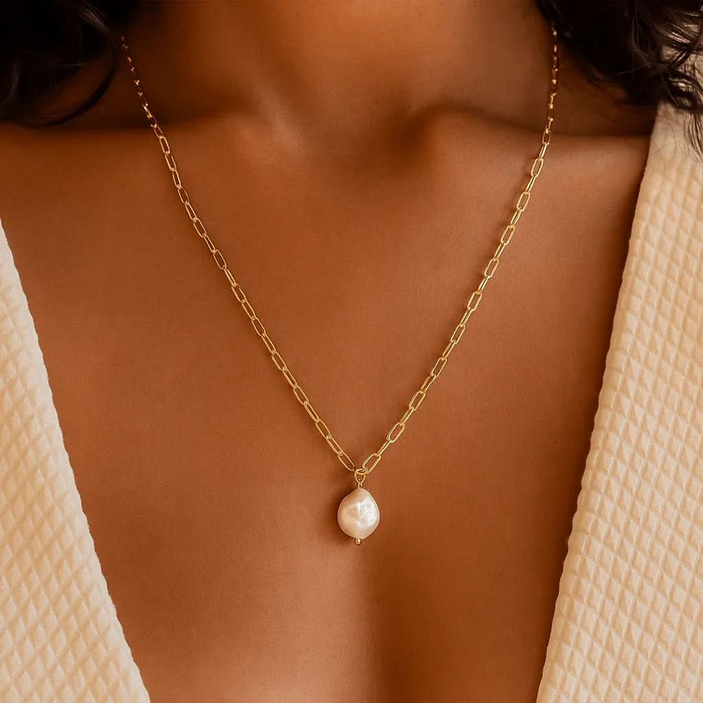 Kos Pearl Necklace - AYUNA