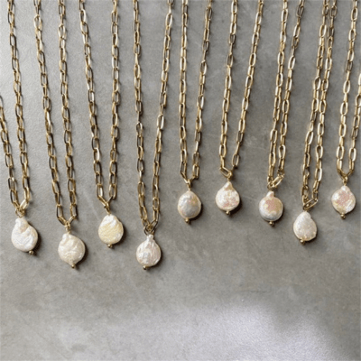 Kos Pearl Necklace - AYUNA