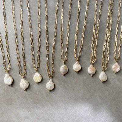 Kos Pearl Necklace - AYUNA