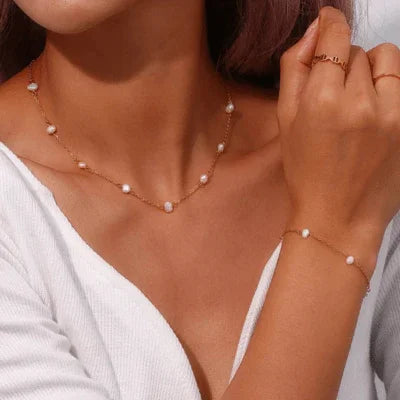 Laney Pearl Necklace - AYUNA