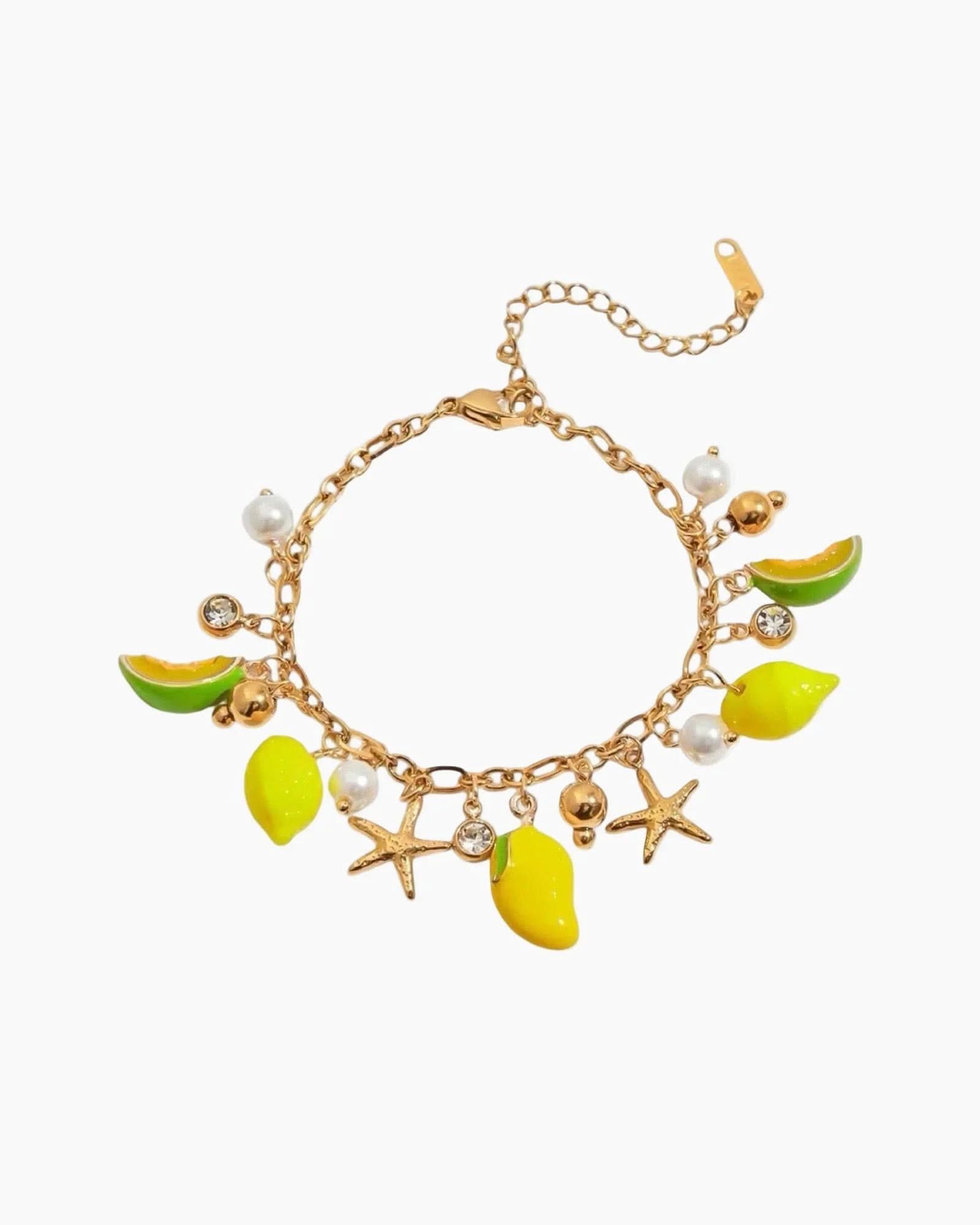 Lemon Charms Bracelet - AYUNA