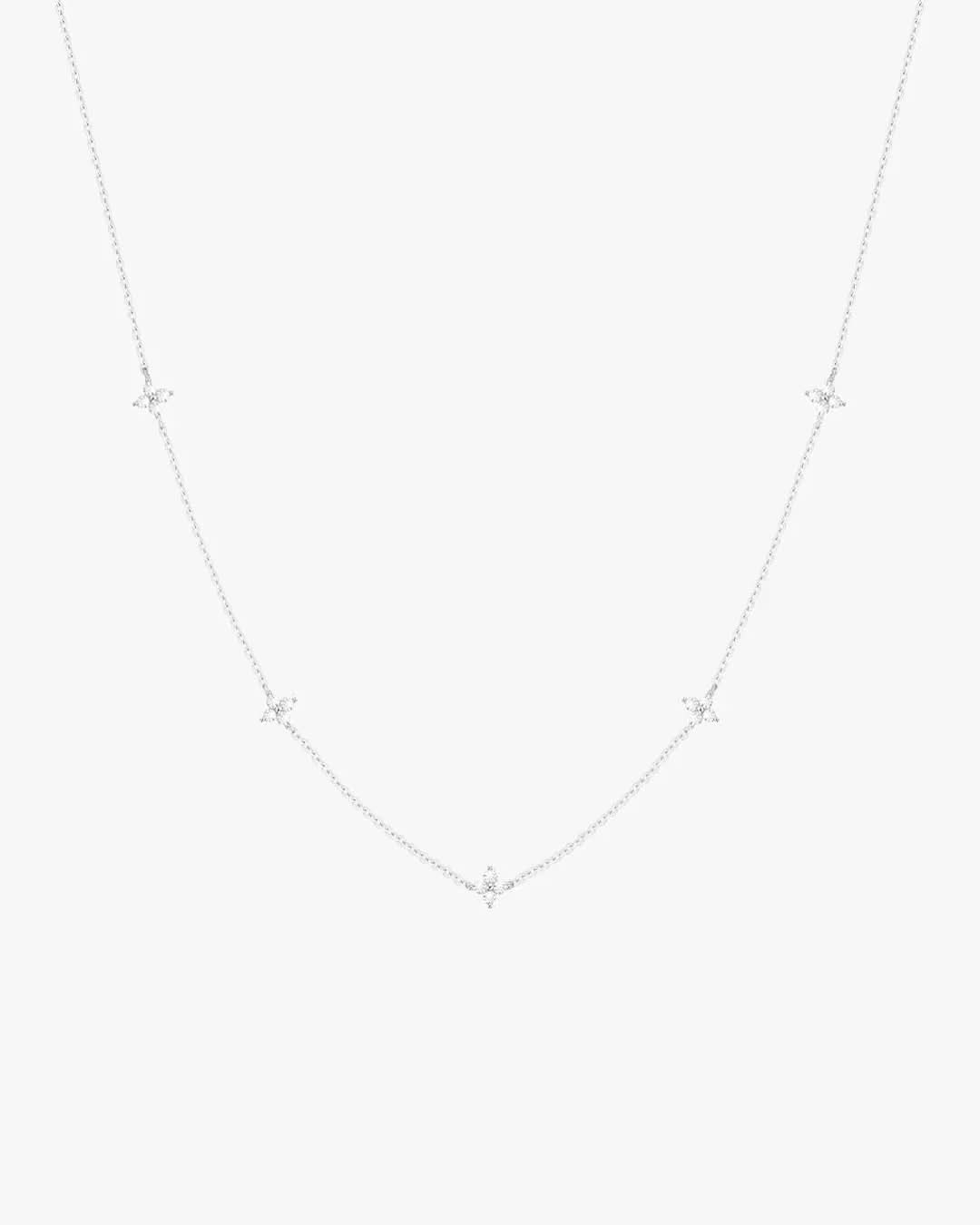 Loria Necklace Multi - Silver - AYUNA