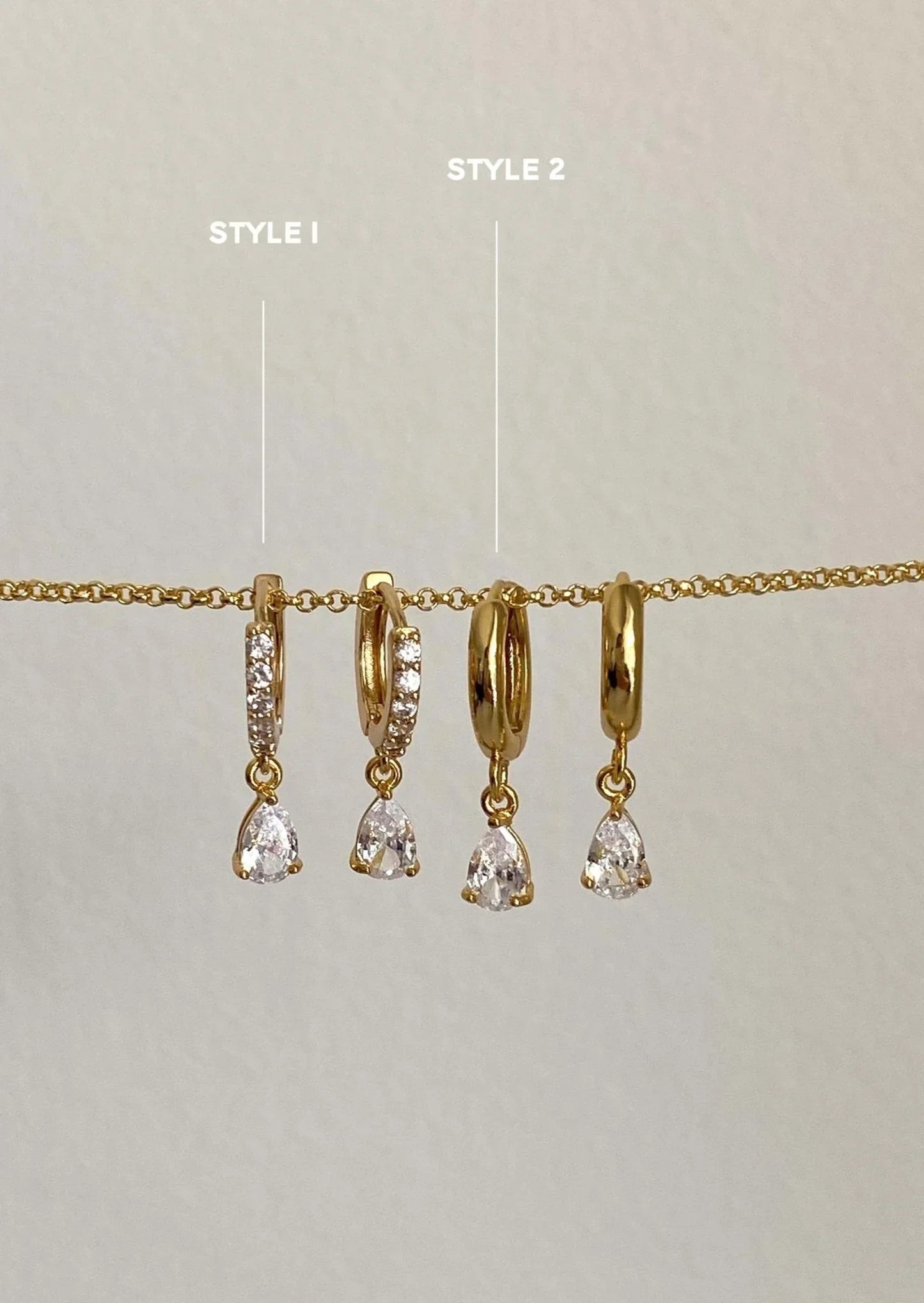 Lou Earrings - Gold - AYUNA
