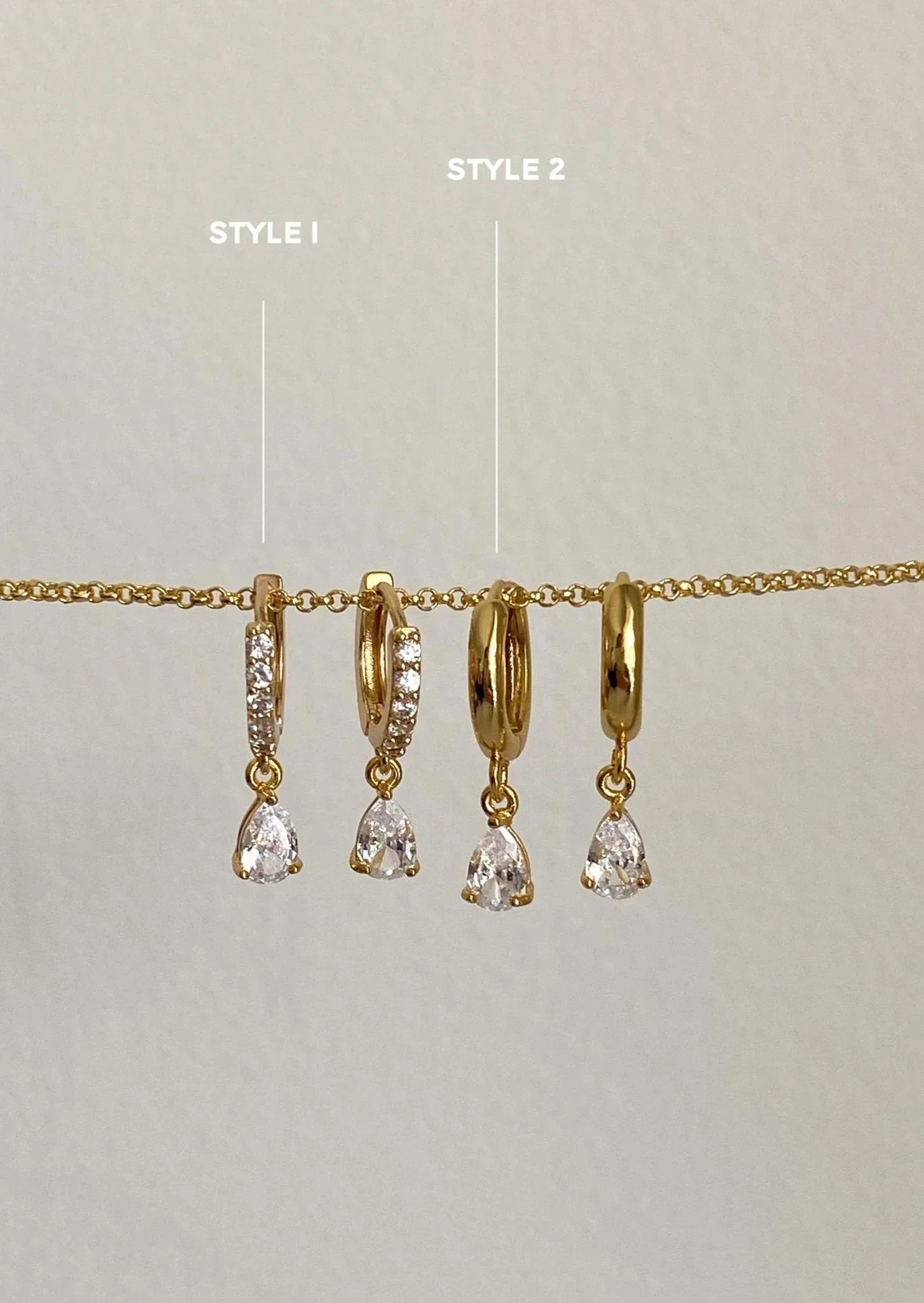 Lou Earrings - Gold - AYUNA